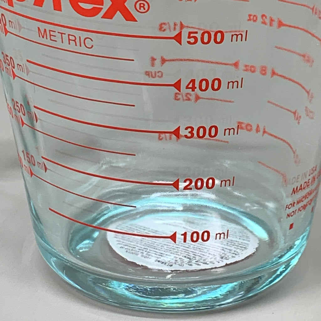 PYREX (6個パック) エッセンシャル 2カップ クリア計量カップ 6001075 P1146275