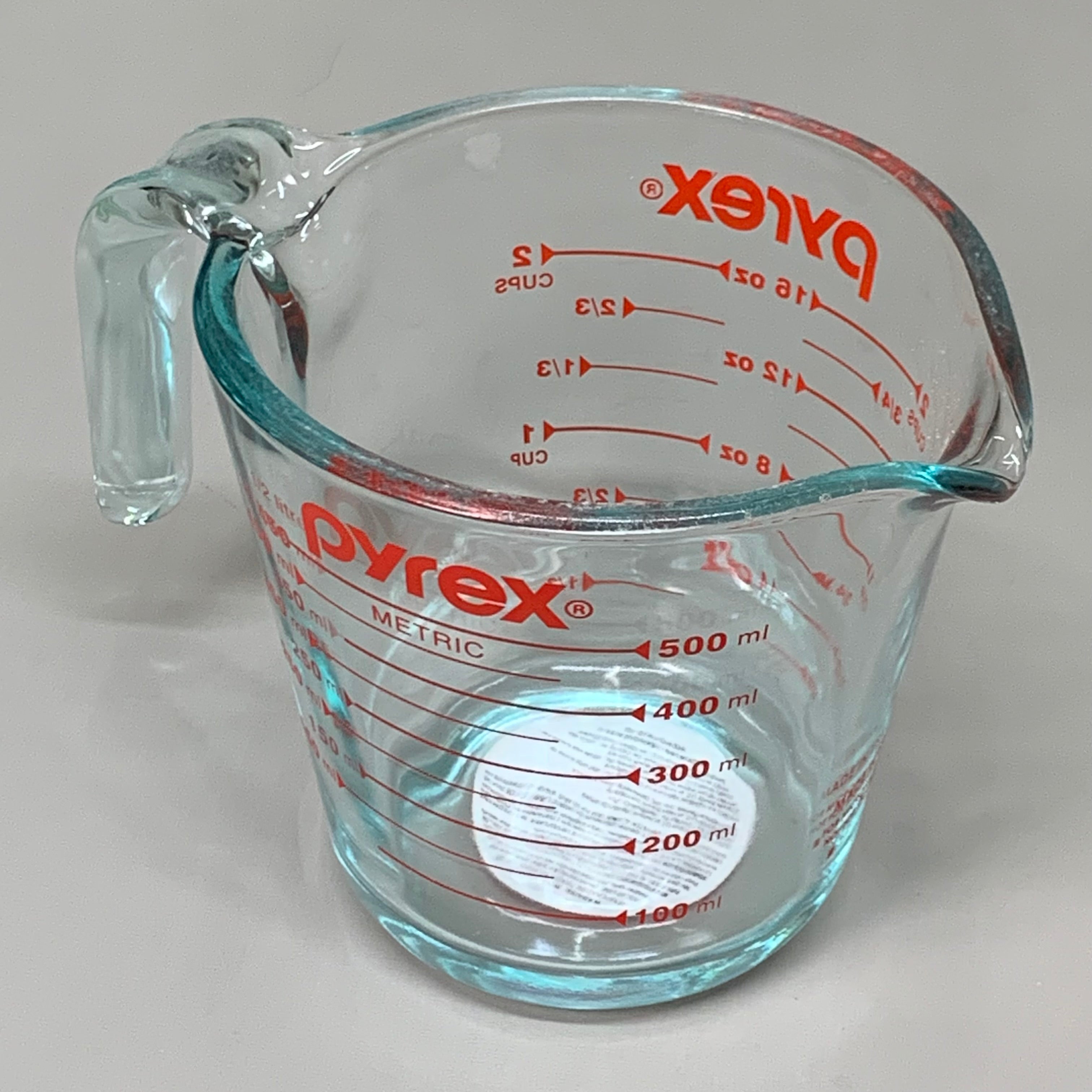PYREX (6個パック) エッセンシャル 2カップ クリア計量カップ 6001075 P1146275
