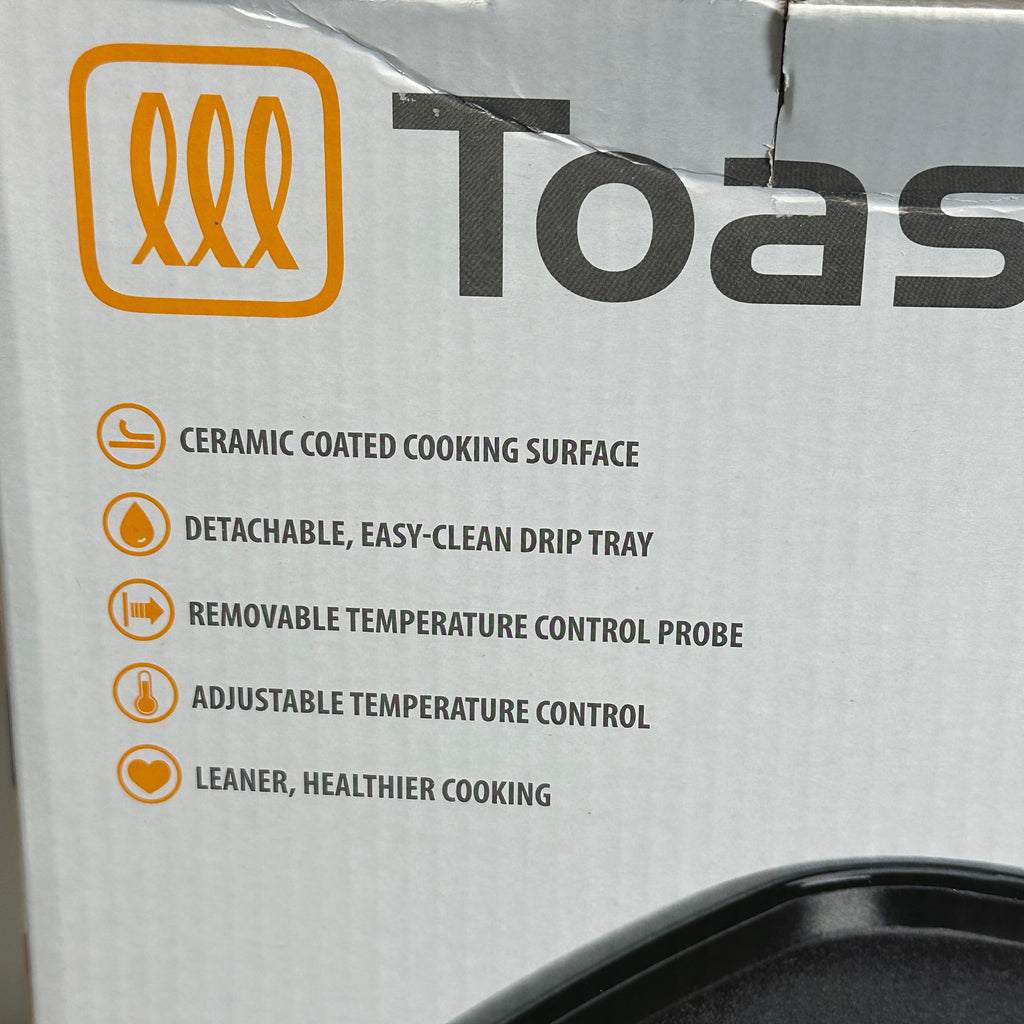 Toastmaster 10x16" Electric Griddle – Black