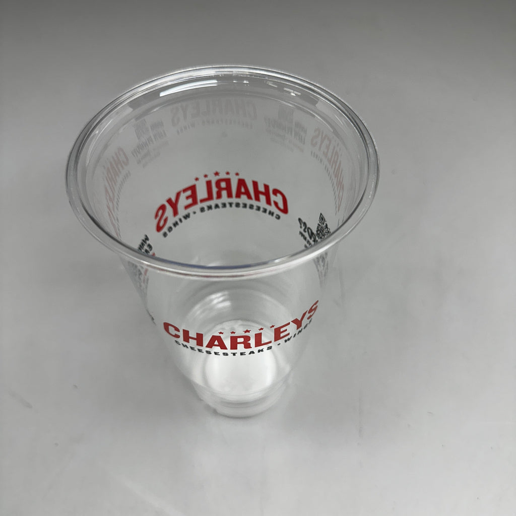 CHARLEY'S 500個 32オンス ペットクリアドリンクカップ 4インチ x 7インチ