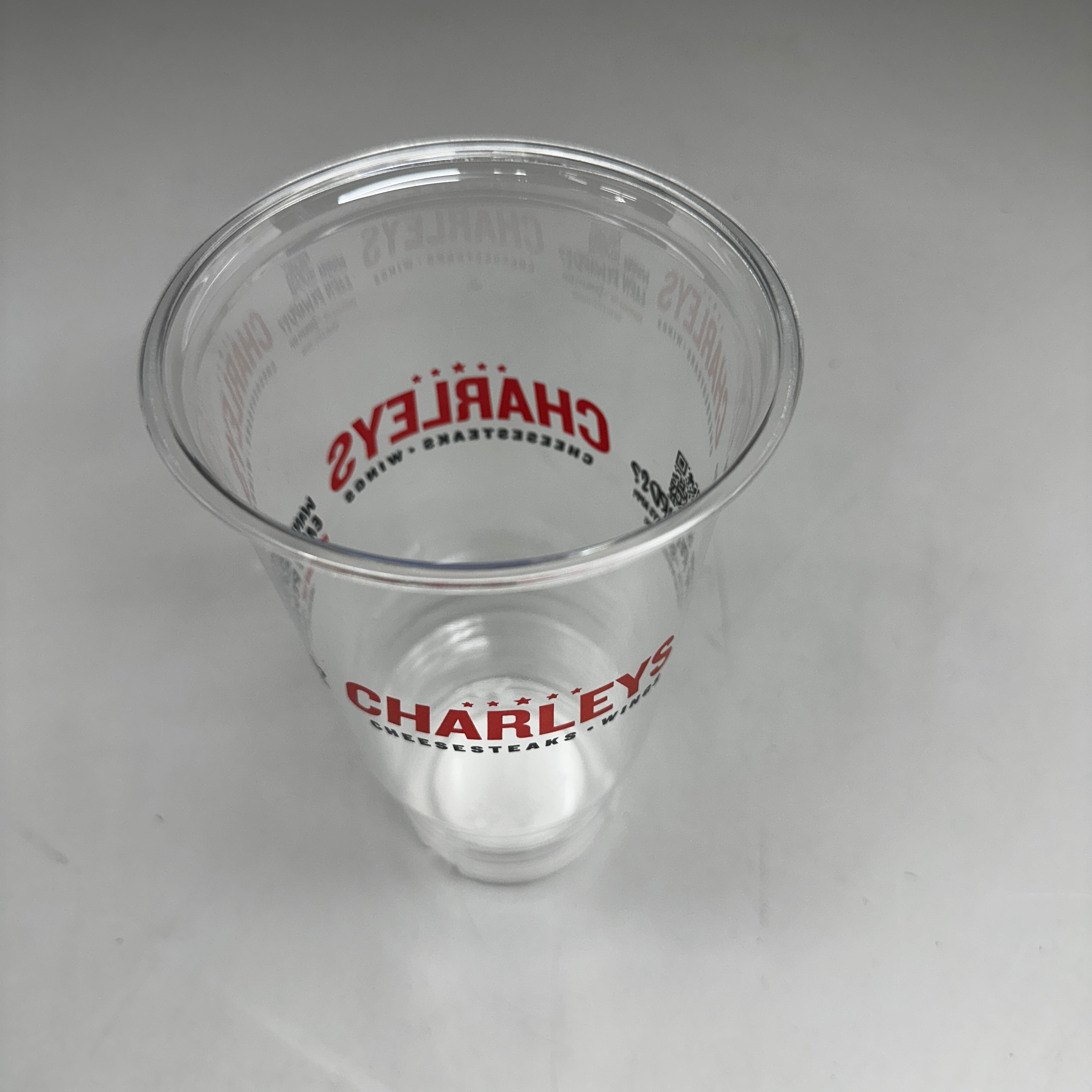 CHARLEY'S 500個 32オンス ペットクリアドリンクカップ 4インチ x 7インチ