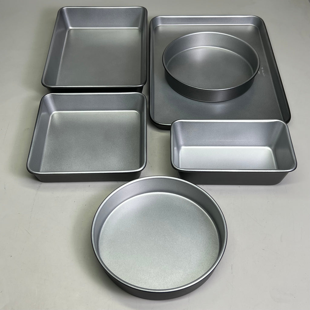 Cuisinart 6-Piece Nonstick Bakeware Set – Grey MB-6S