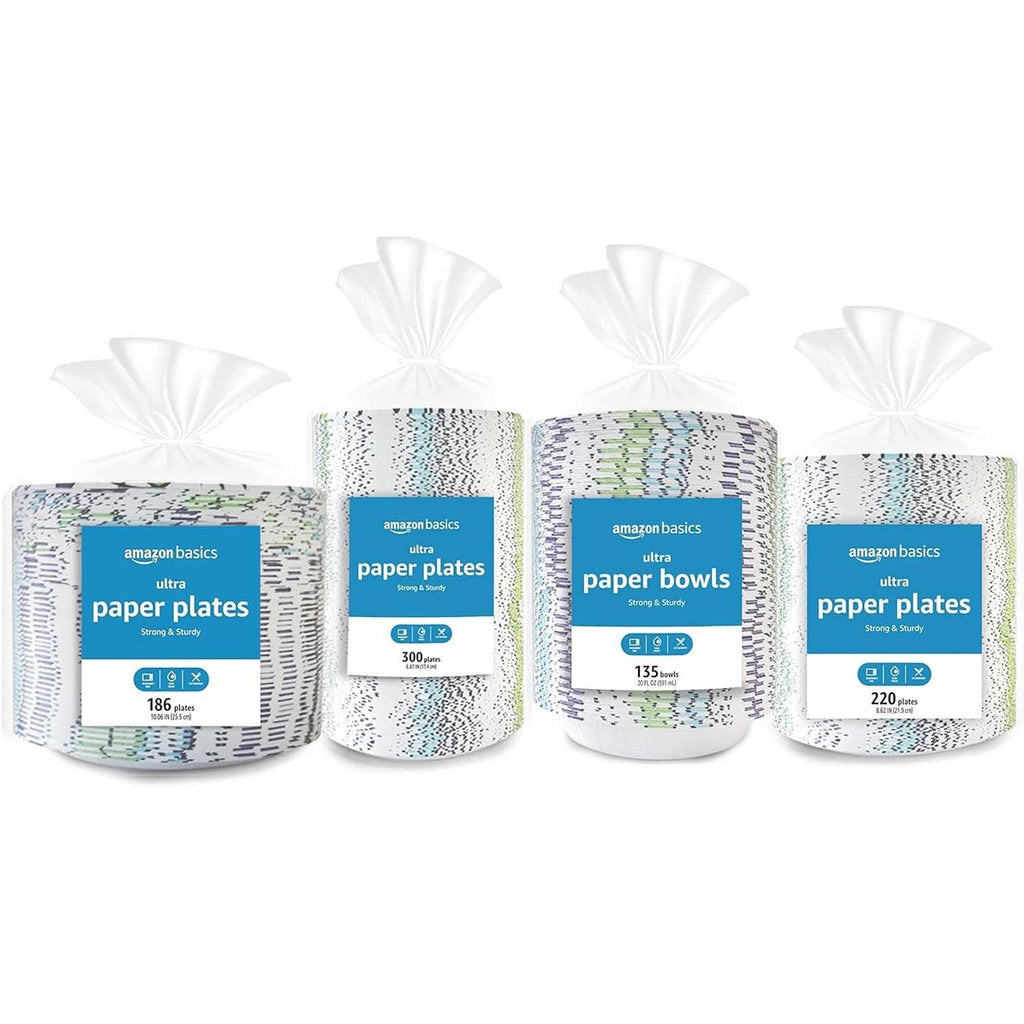Disposable Microwave Safe Paper Plates 6.87" – 600 Count