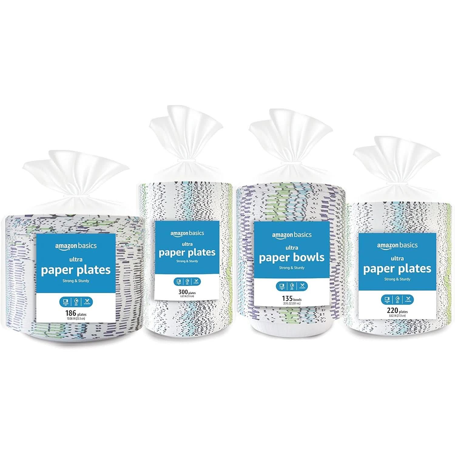 Disposable Microwave Safe Paper Plates 6.87" – 600 Count