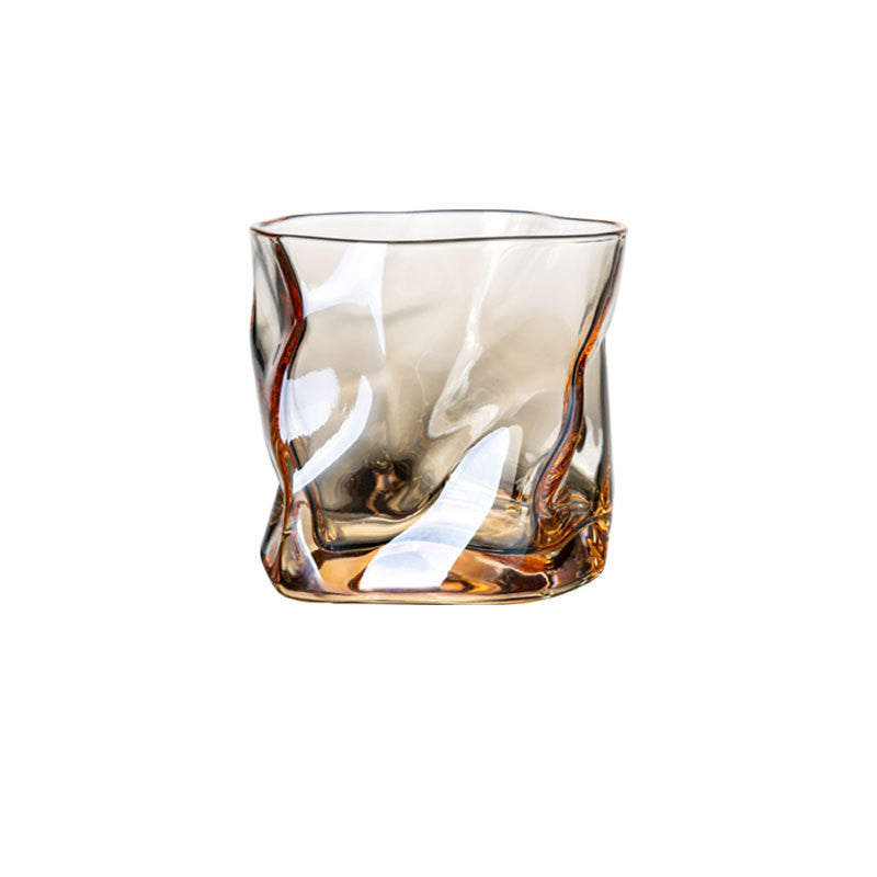 Kreativer europäischer Stil unregelmäßiges Weinglas Bar Bier Whisky Glas Zuhause Party Saft Trinkglas