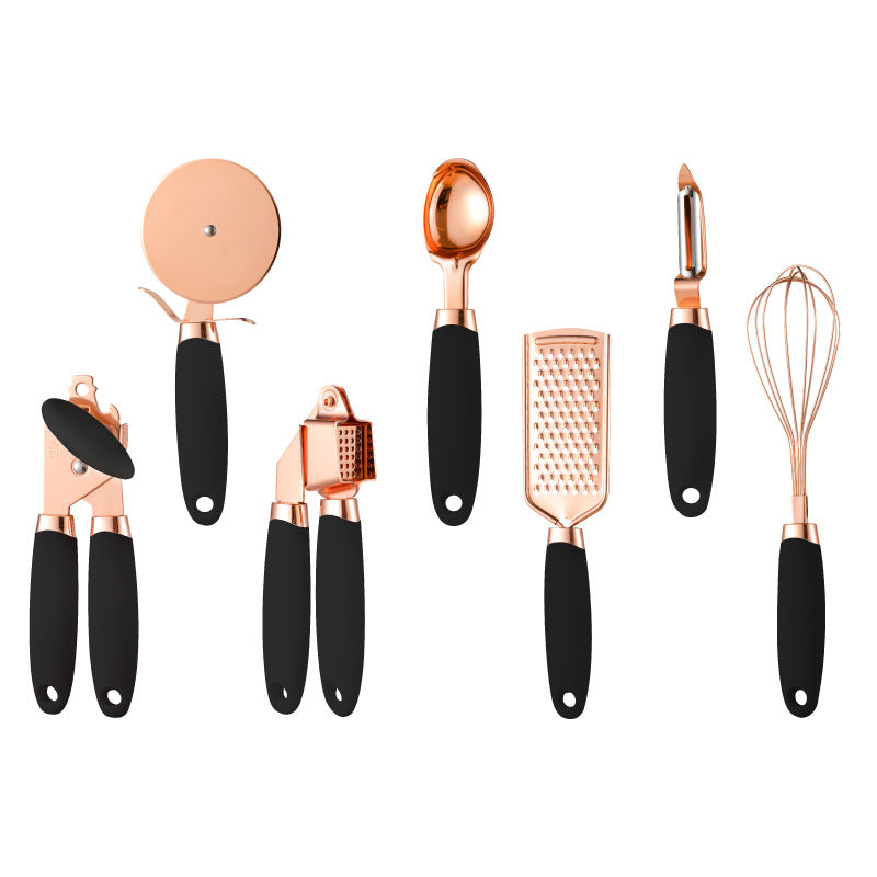 Küchenhelfer-Set, Schäler, Kupferbeschichtung