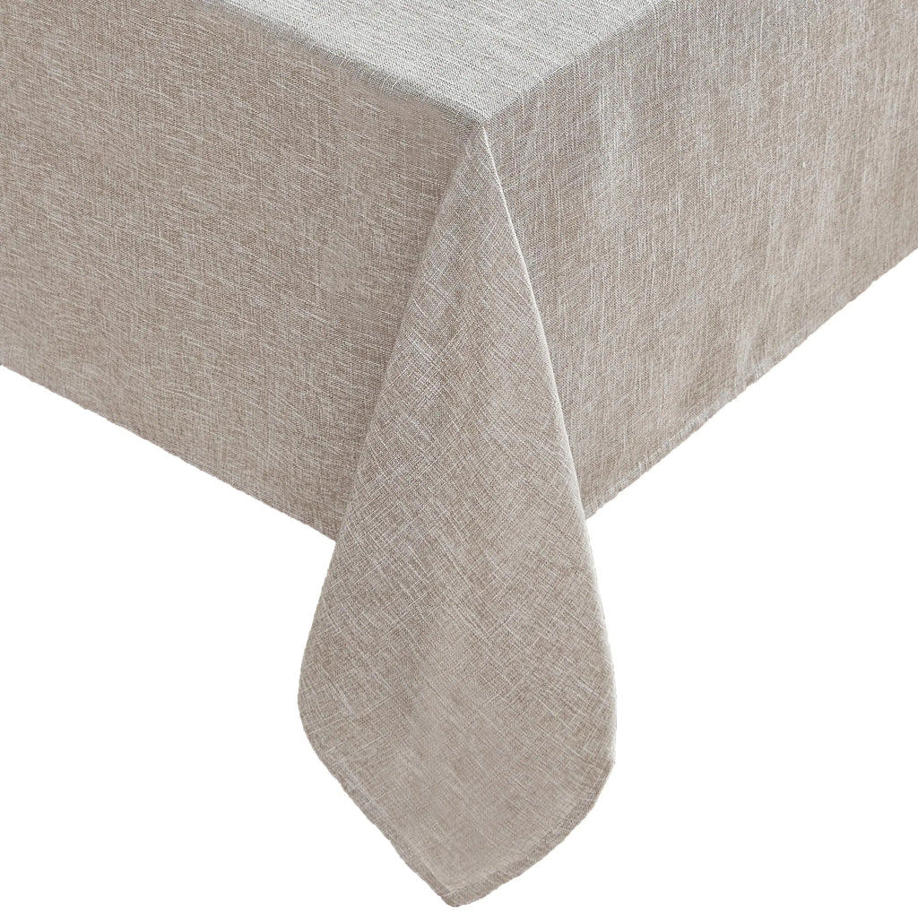Laura Ashley Harper Fabric Tablecloth 60x84" – Taupe