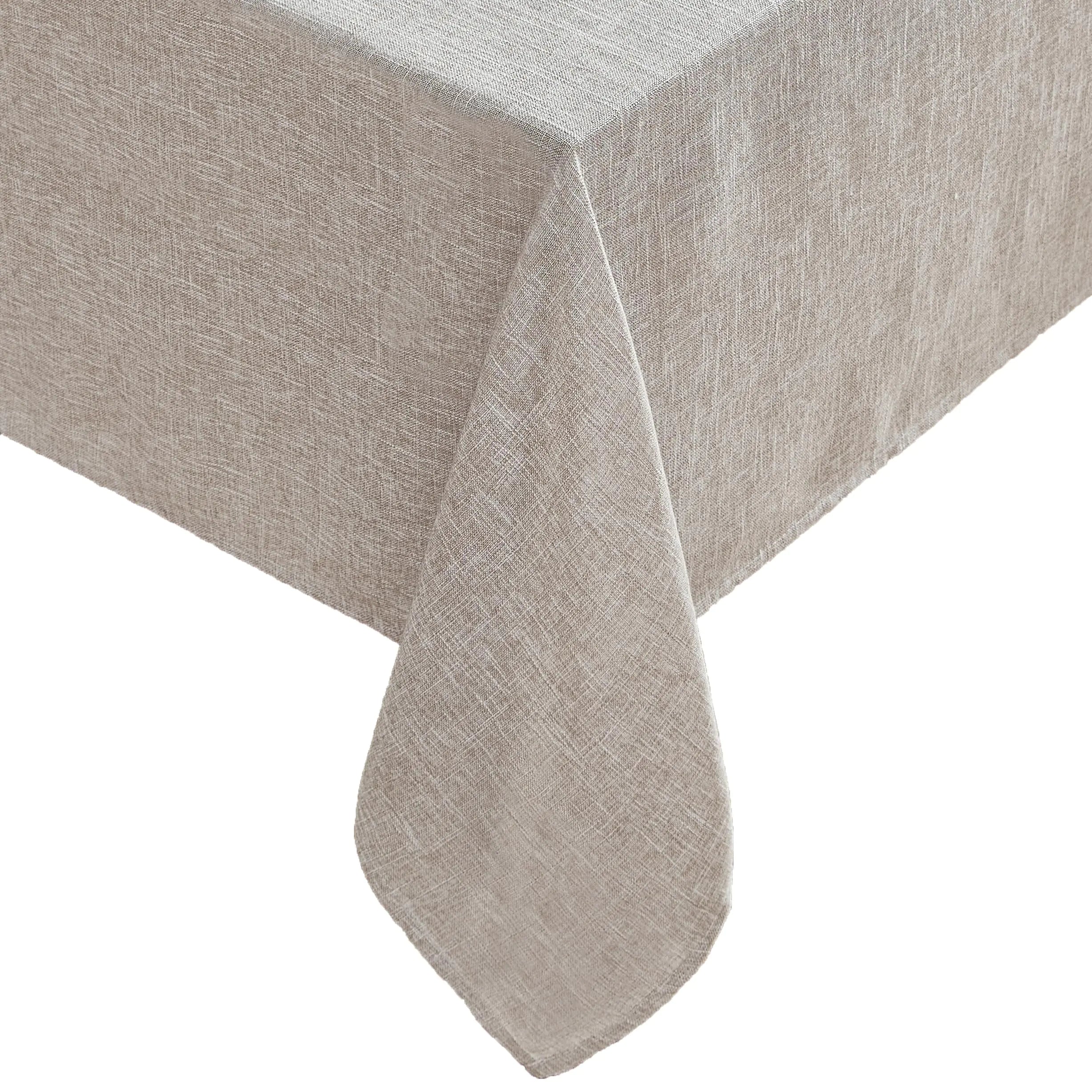 Laura Ashley Harper Fabric Tablecloth 60x84" – Taupe