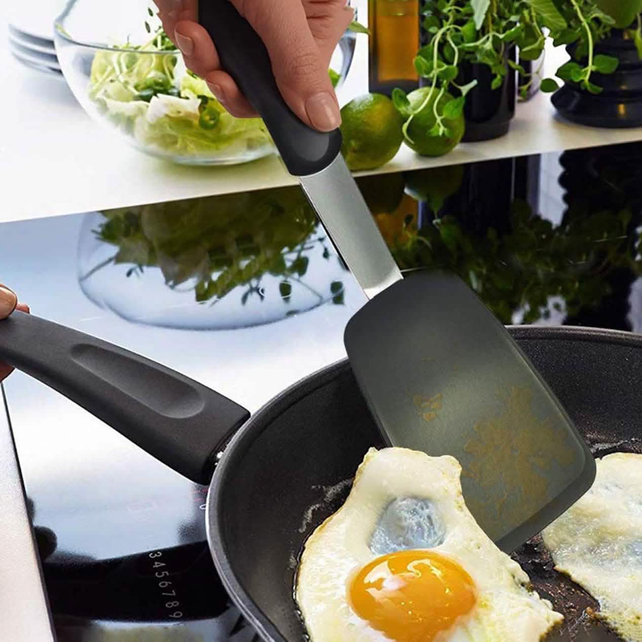 Unicook Flexible Silicone Spatula – 2-Pack Kitchen Turner Set