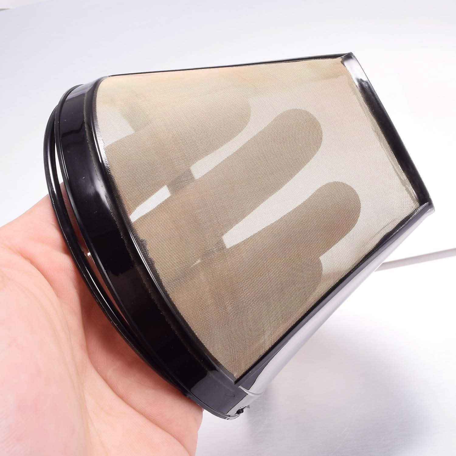 2個セット：再利用可能No.4円錐コーヒーメーカーフィルター