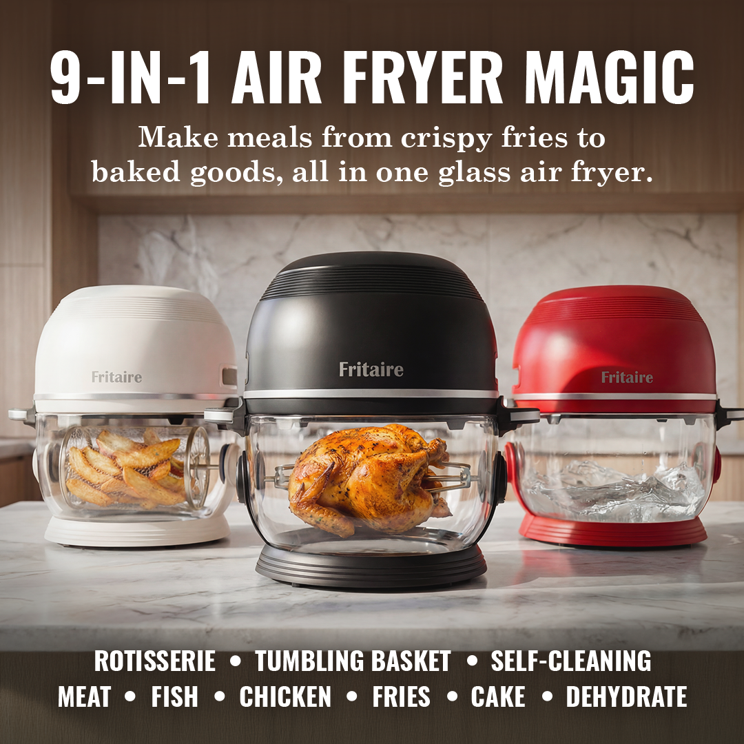 Self-Cleaning Non-Toxic Air Fryer – Cherry