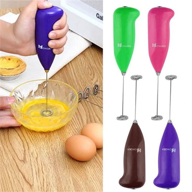 3-Pack Electric Milk Frother Handheld Whisk