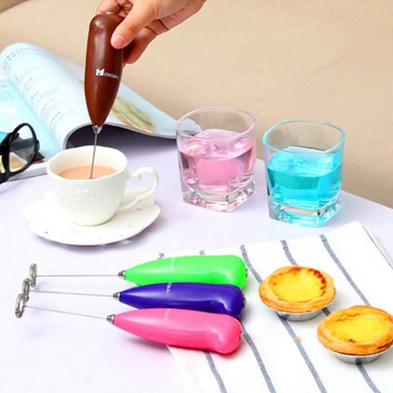 3-Pack Electric Milk Frother Handheld Whisk