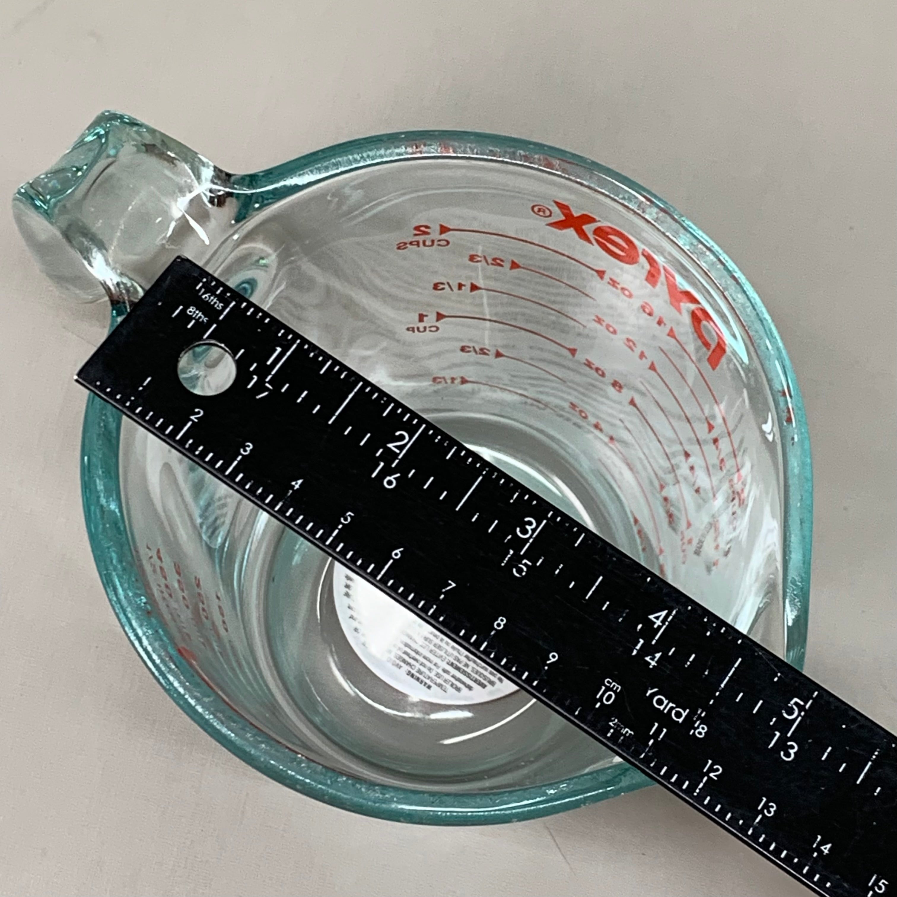 PYREX (6個パック) エッセンシャル 2カップ クリア計量カップ 6001075 P1146275