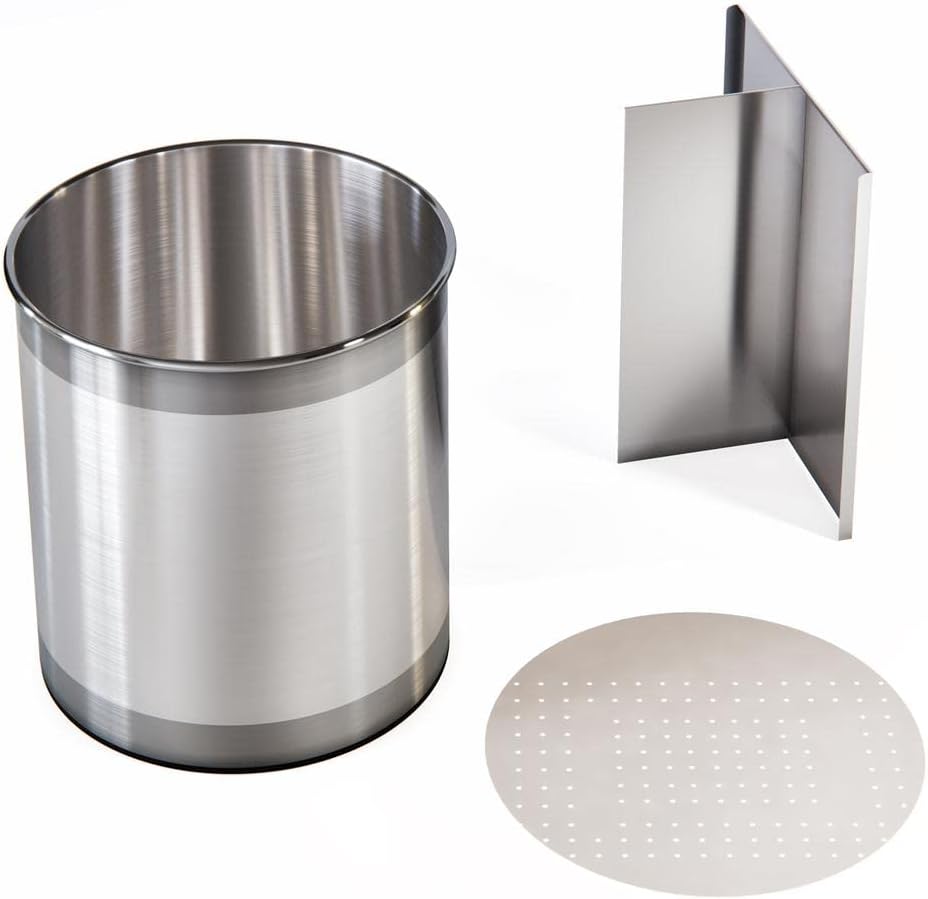 Extra Large Rotating Utensil Holder Caddy – Rust-Proof Metal