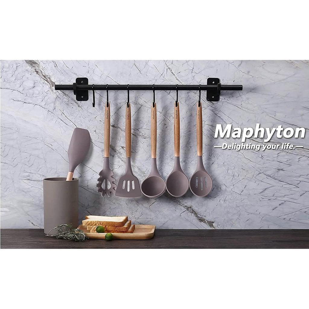 6-Piece Maphyton Non-Stick Silicone Cooking Utensils Set
