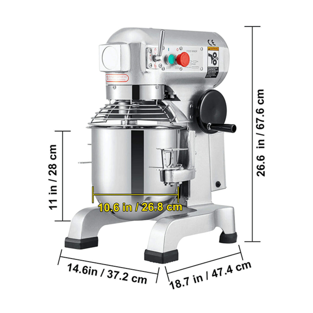 600W 業務用生地混練機 ベーカリーミキサー 15QT (SAK95629)