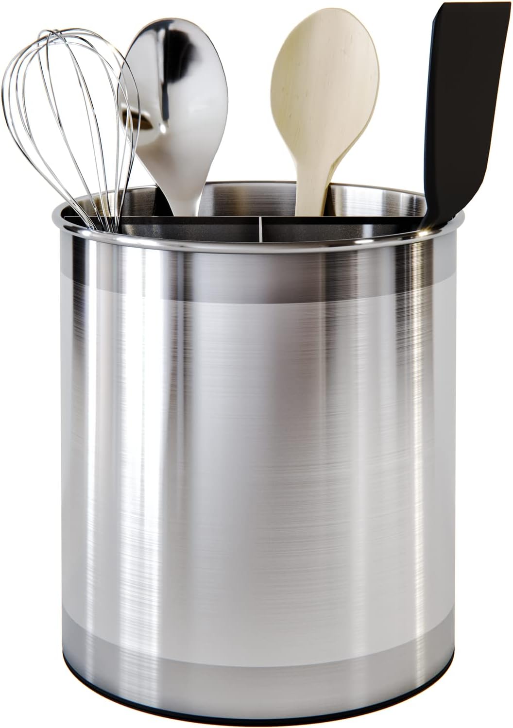 Extra Large Rotating Utensil Holder Caddy – Rust-Proof Metal