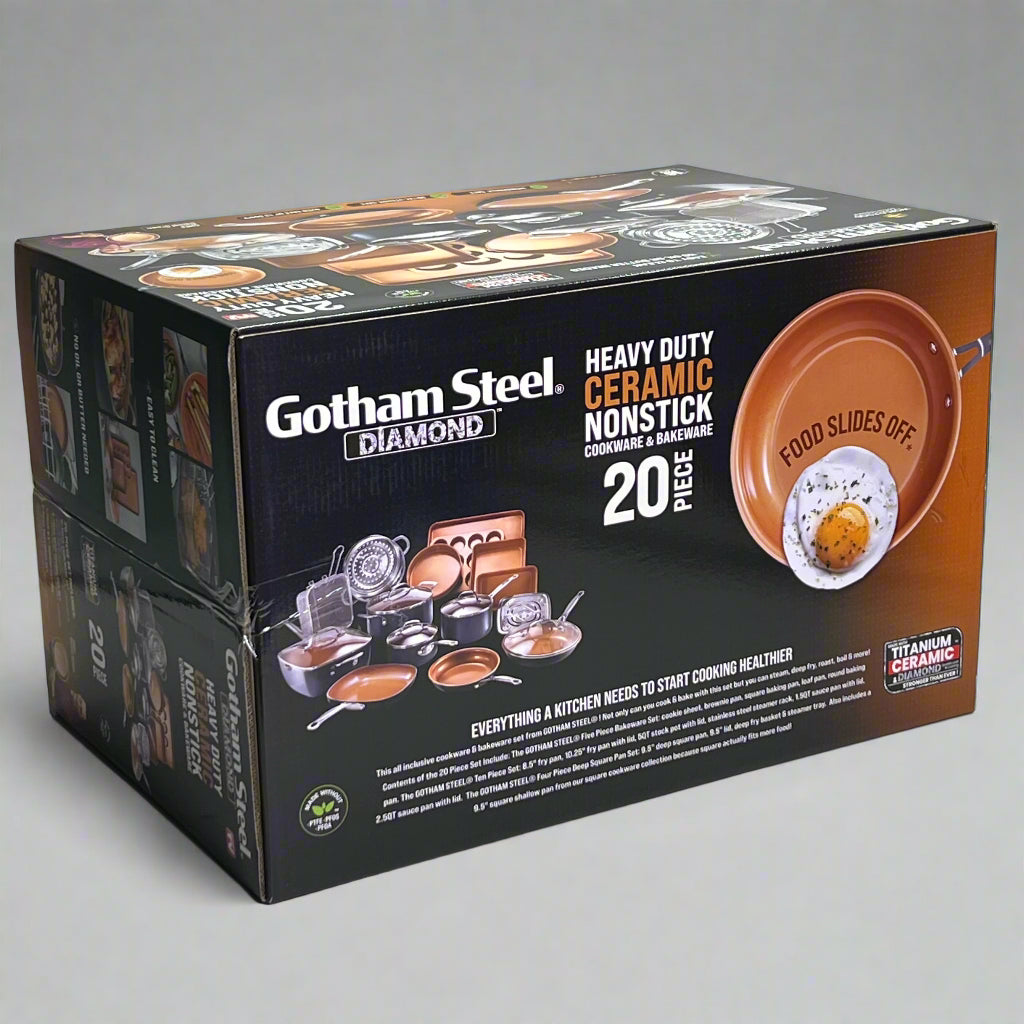 20-Piece Cookware & Bakeware Set by Ghotam Steel
