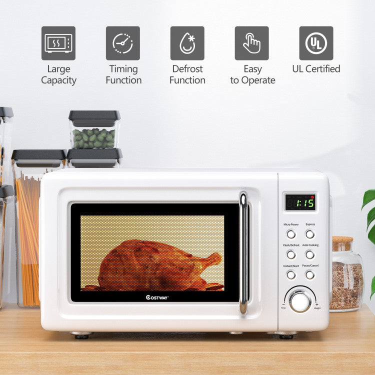 700W Microwave Oven with 5 Power Levels
