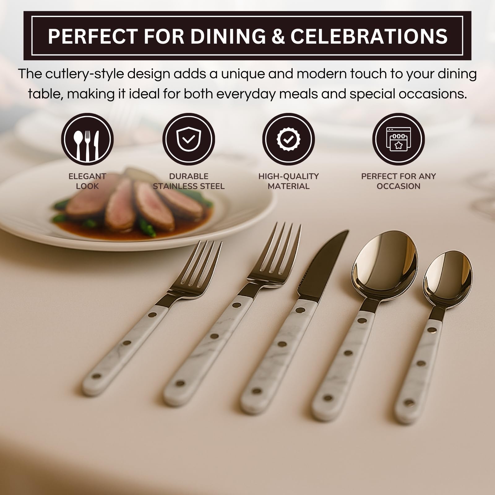 Khen 20-Piece Cutlery Set