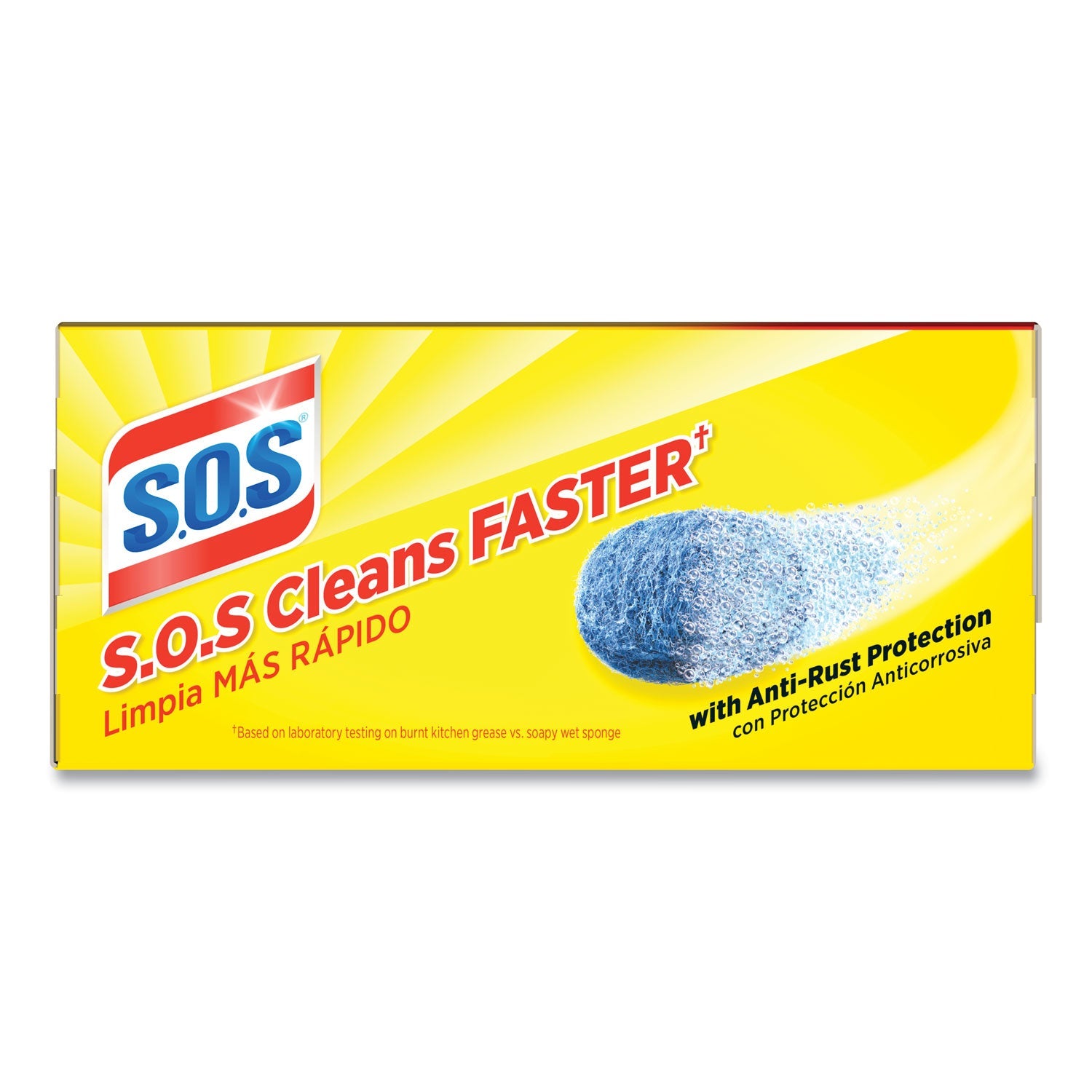 S.O.S. Steel Wool Soap Pads – 4/Box, 24 Boxes/Carton