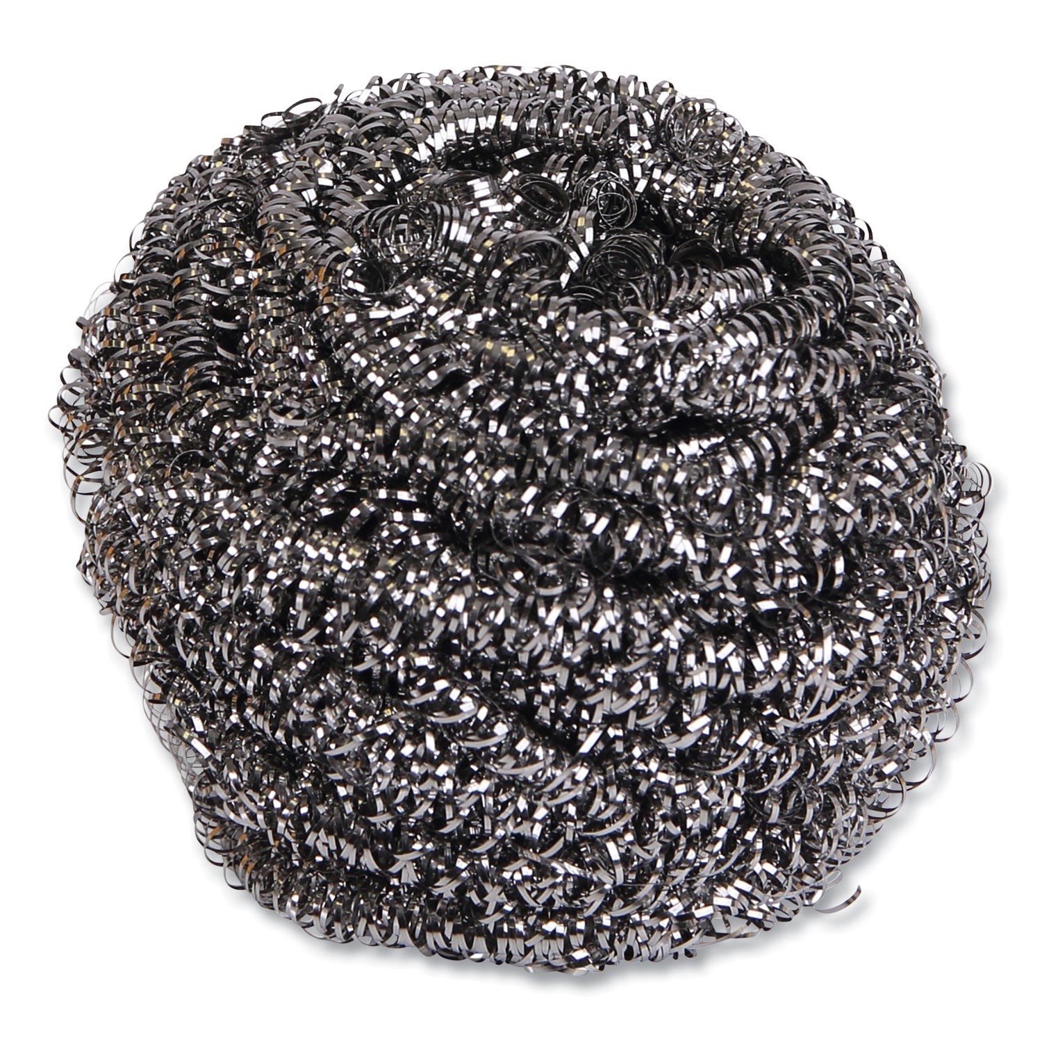 Boardwalk Stainless Steel Scrubber – Large, 12/Carton