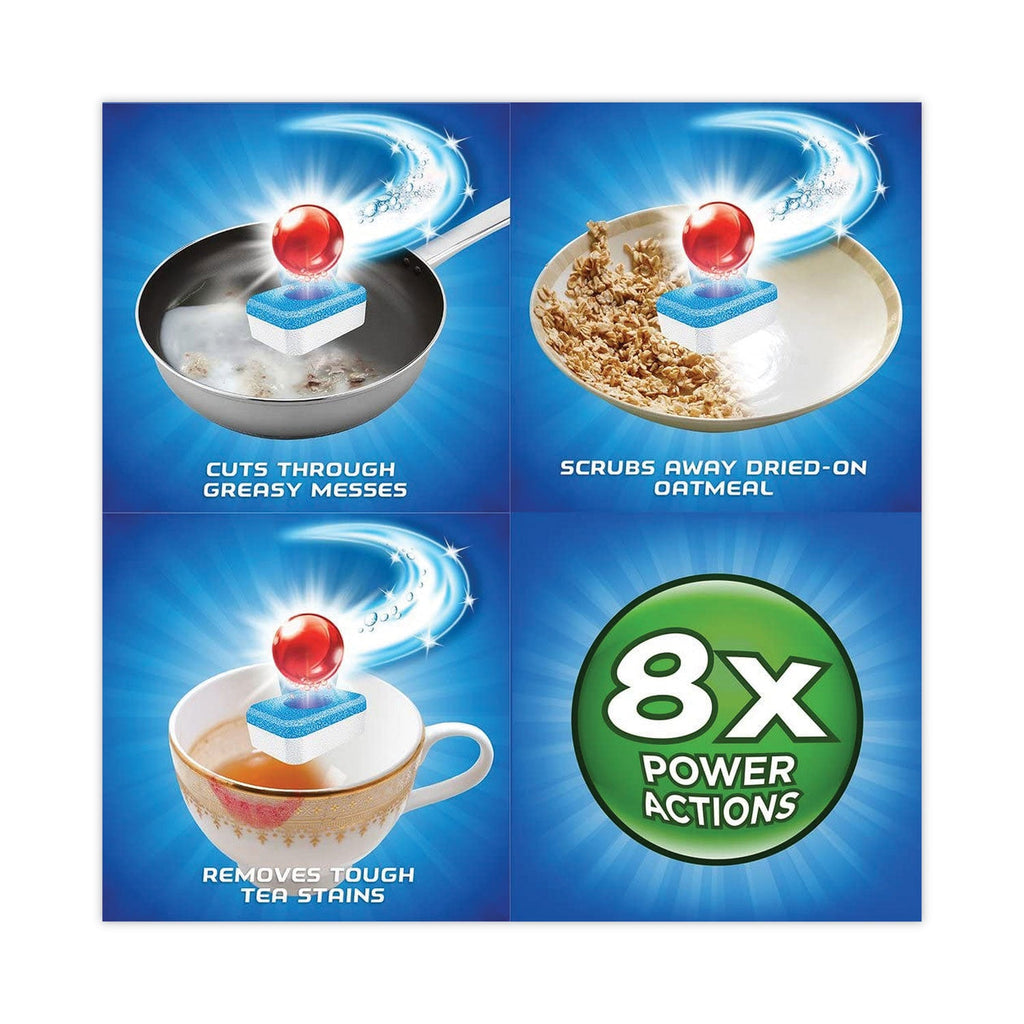 FINISH Powerball Dishwasher Tabs, Fresh Scent – 94/Box, 4 Boxes/Carton (376 Total)