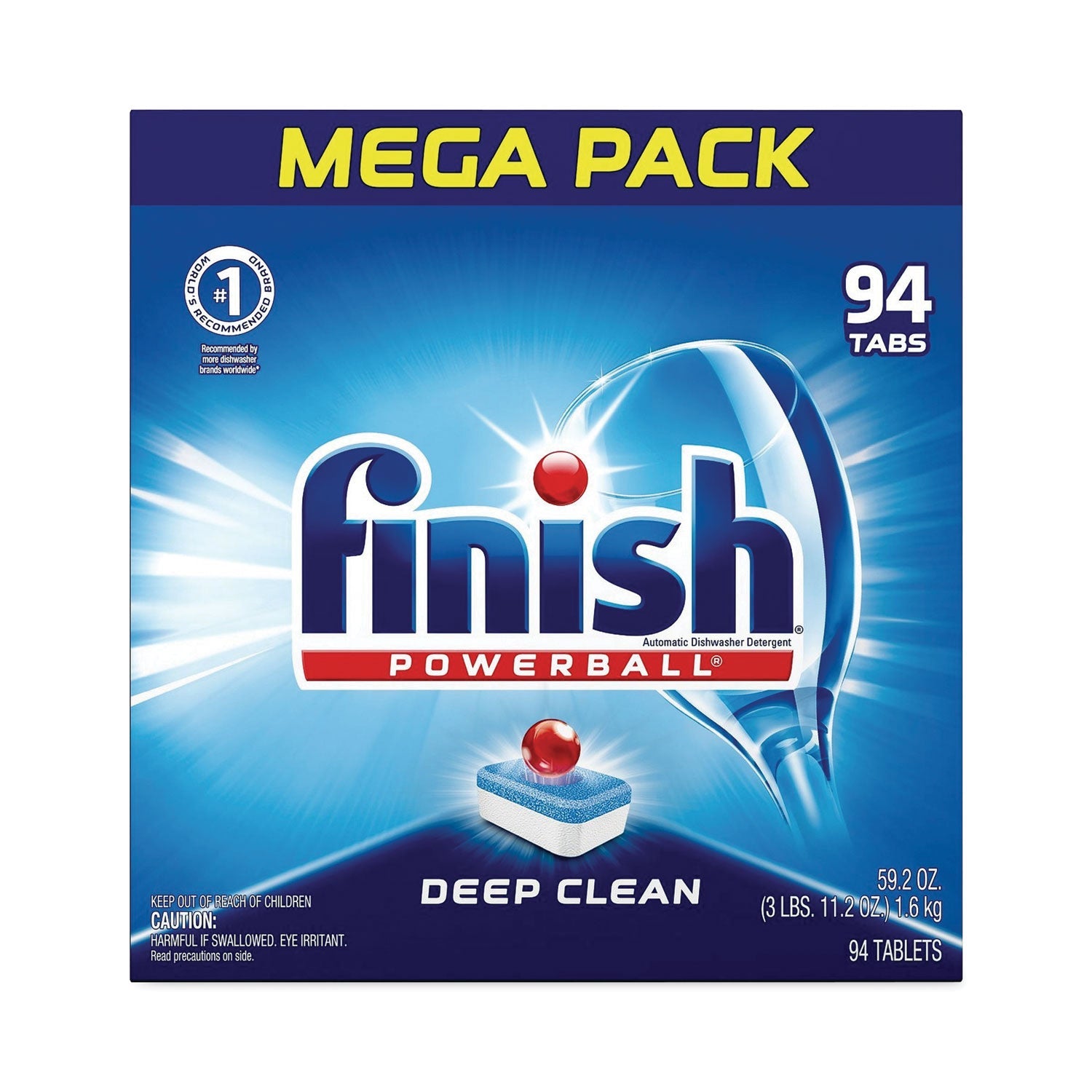 FINISH Powerball Geschirrspültabs, Fresh Scent, 94/Box