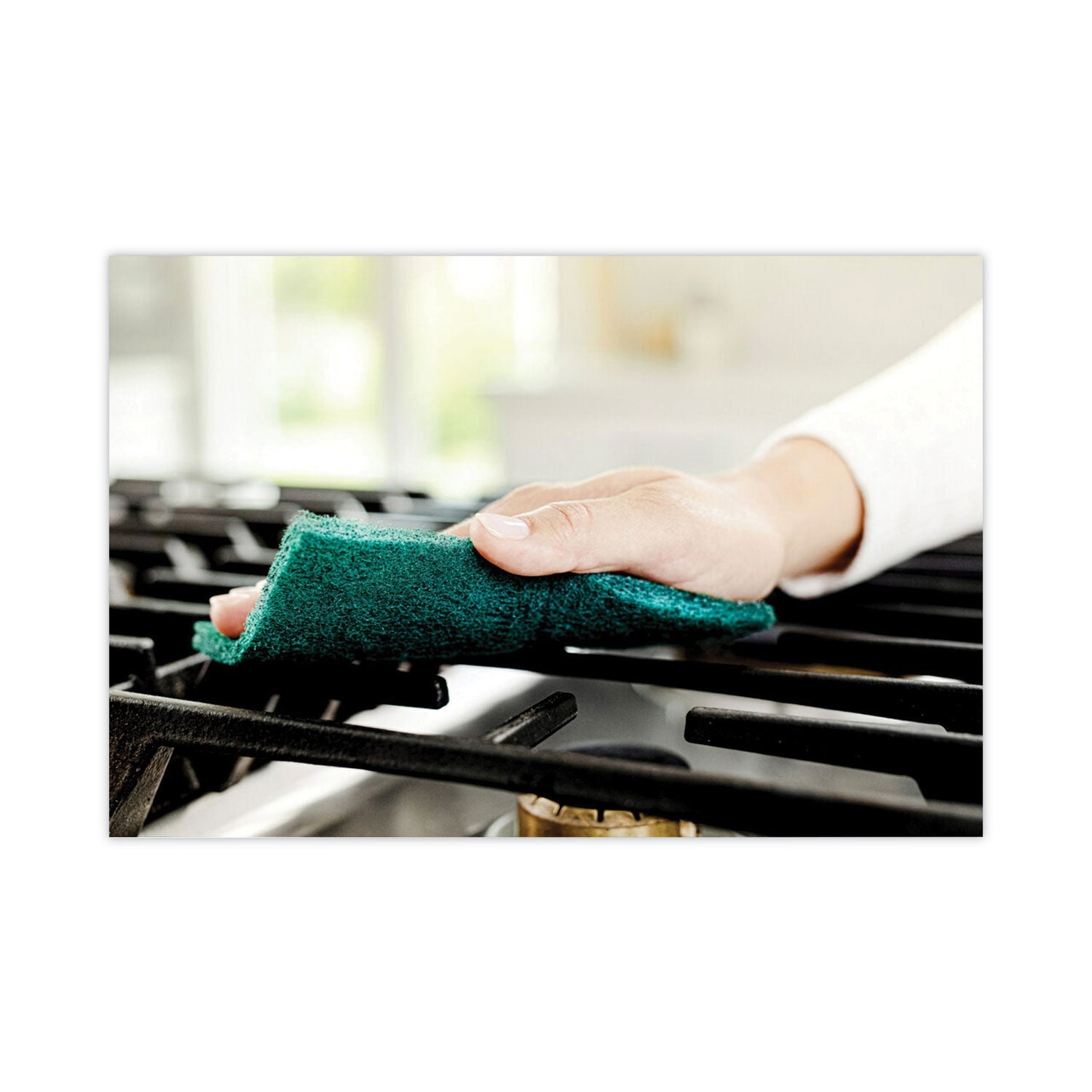 Scotch-Brite Heavy-Duty Scour Pad – 3.8x6", 10/Carton