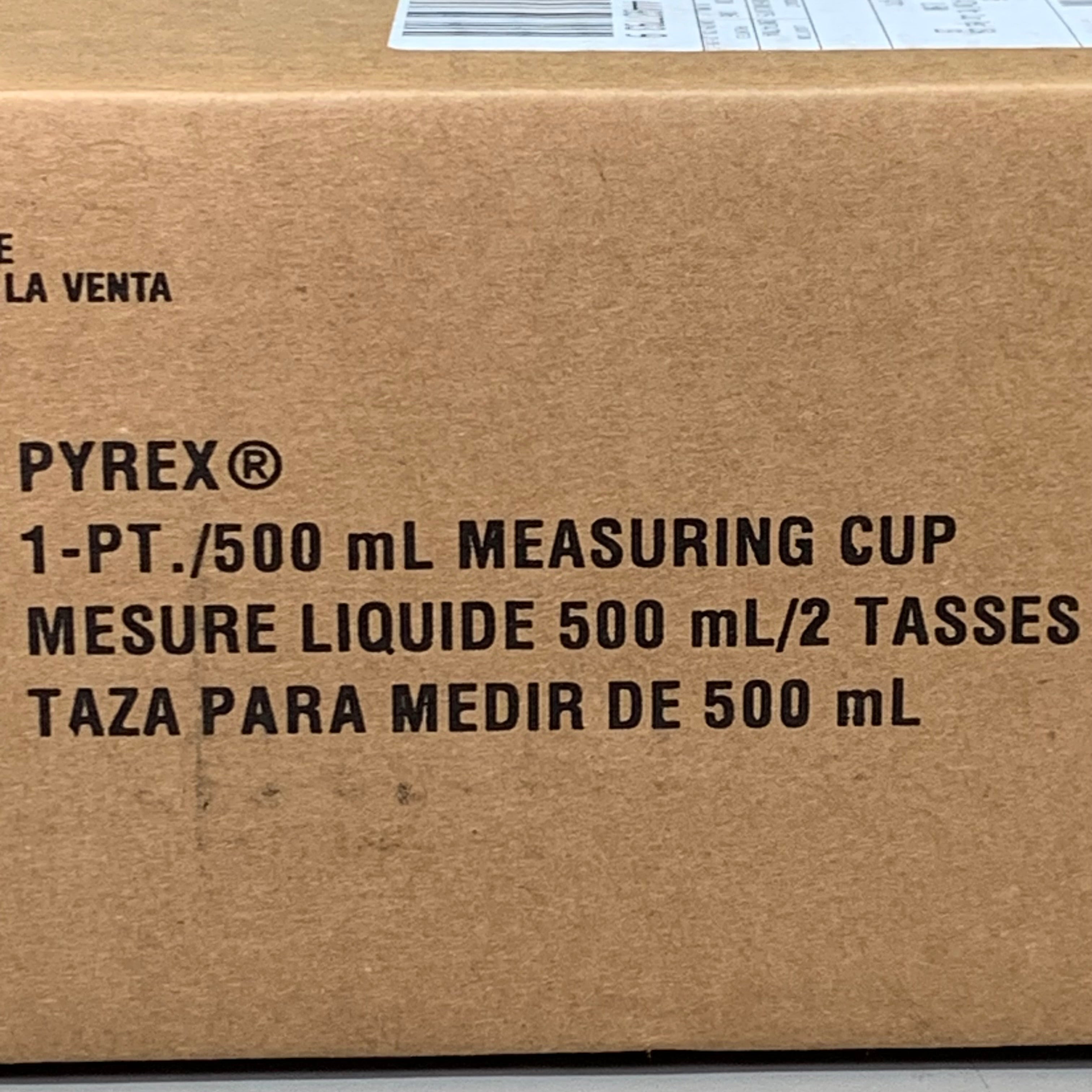 PYREX (6個パック) エッセンシャル 2カップ クリア計量カップ 6001075 P1146275