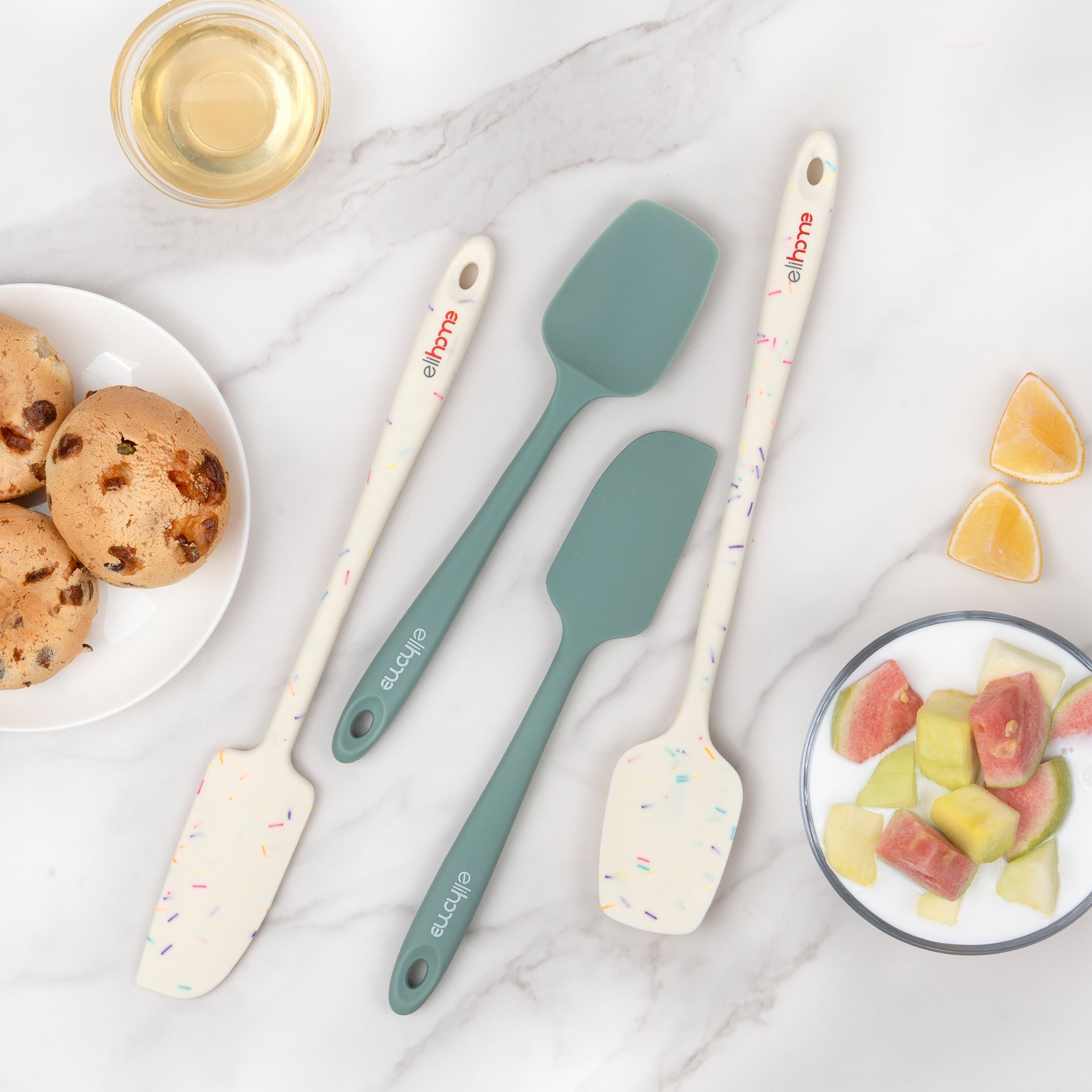 Elihome Mini Spoonula – 8.75" Silicone Spoon Spatula