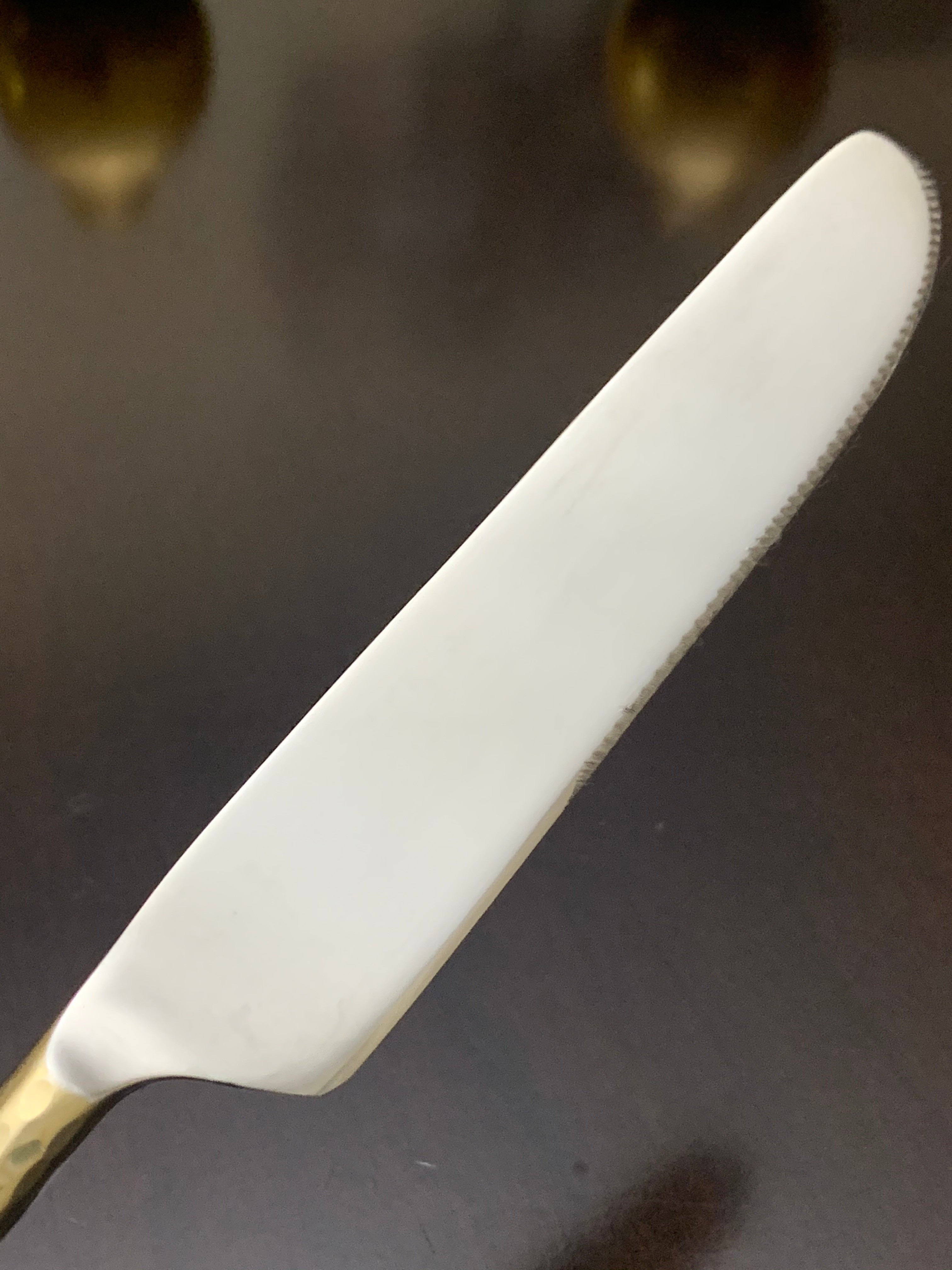 Vibhsa Golden Silverware ディナーナイフ 6本セット