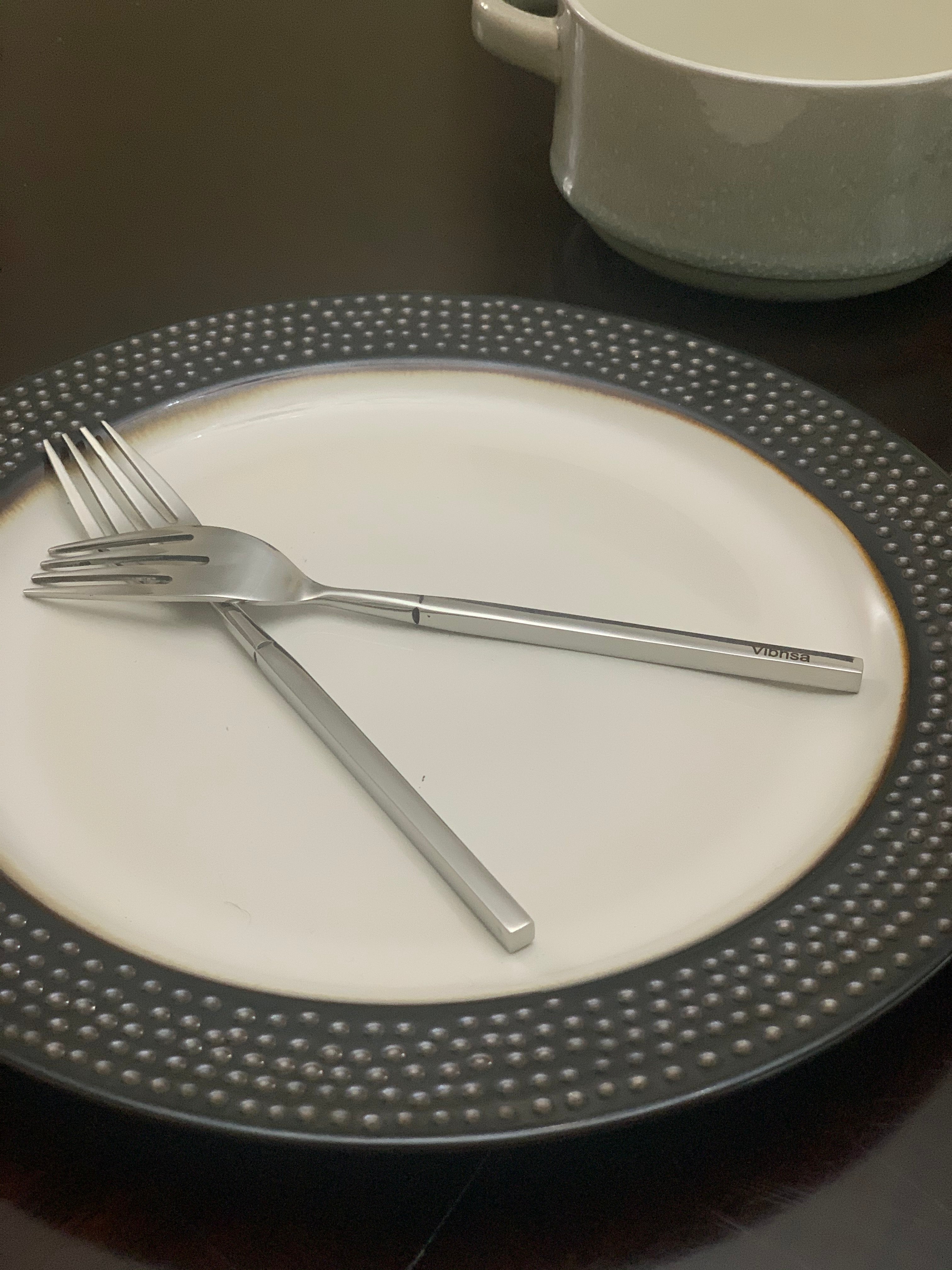 Vibhsa Modern Stainless Steel Flatware Set of 20 Pieces