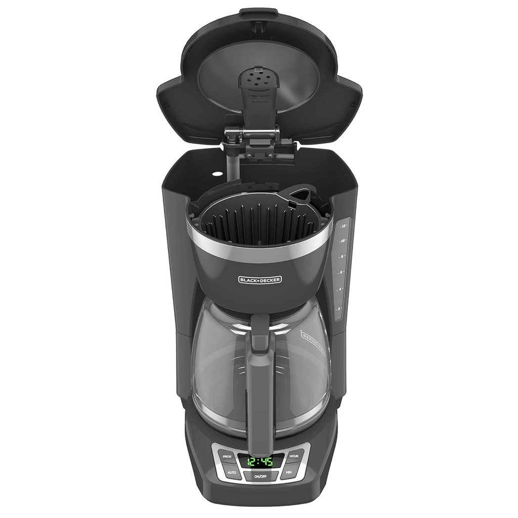 Black & Decker 12カップ プログラマブルコーヒーメーカー デジタルコントロール付き - 整備済み品