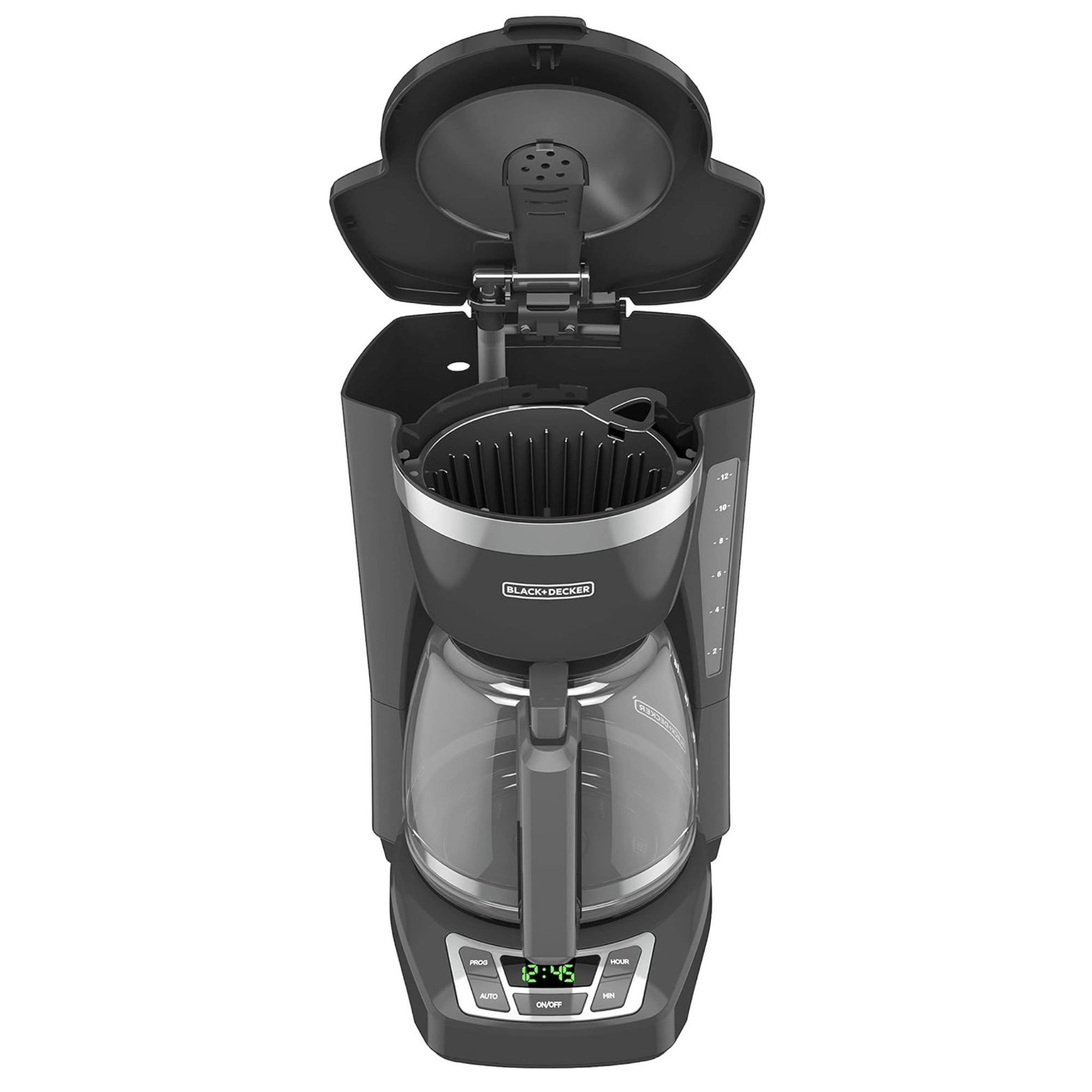 Black & Decker 12カップ プログラマブルコーヒーメーカー デジタルコントロール付き - 整備済み品