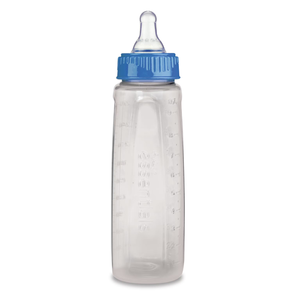 Nuk ファーストエッセンシャル クリア ミディアムフロー 哺乳びん (270ml)