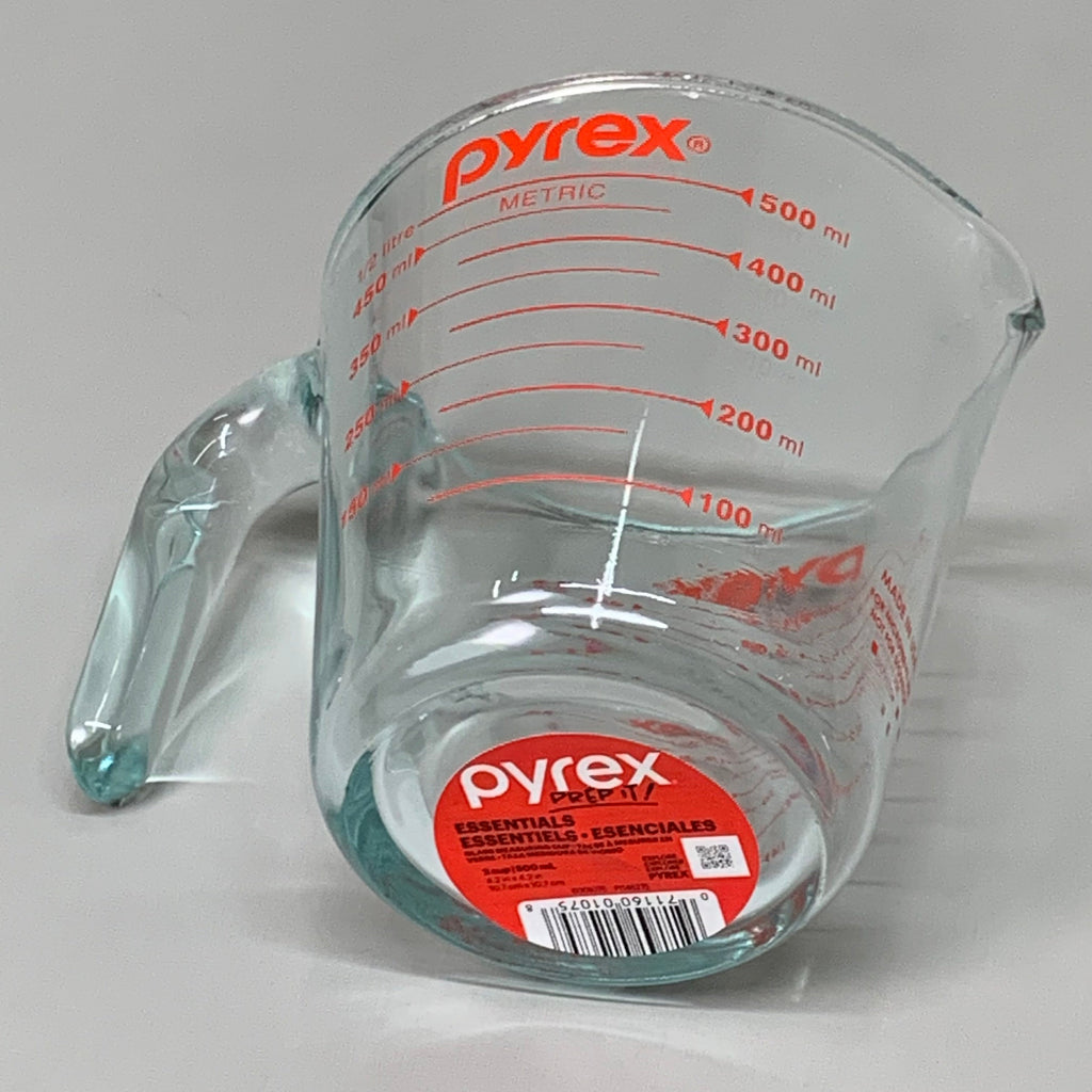 PYREX (6個パック) エッセンシャル 2カップ クリア計量カップ 6001075 P1146275