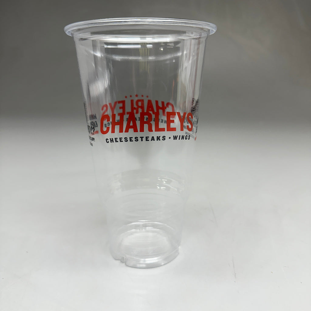 CHARLEY'S 500個 32オンス ペットクリアドリンクカップ 4インチ x 7インチ