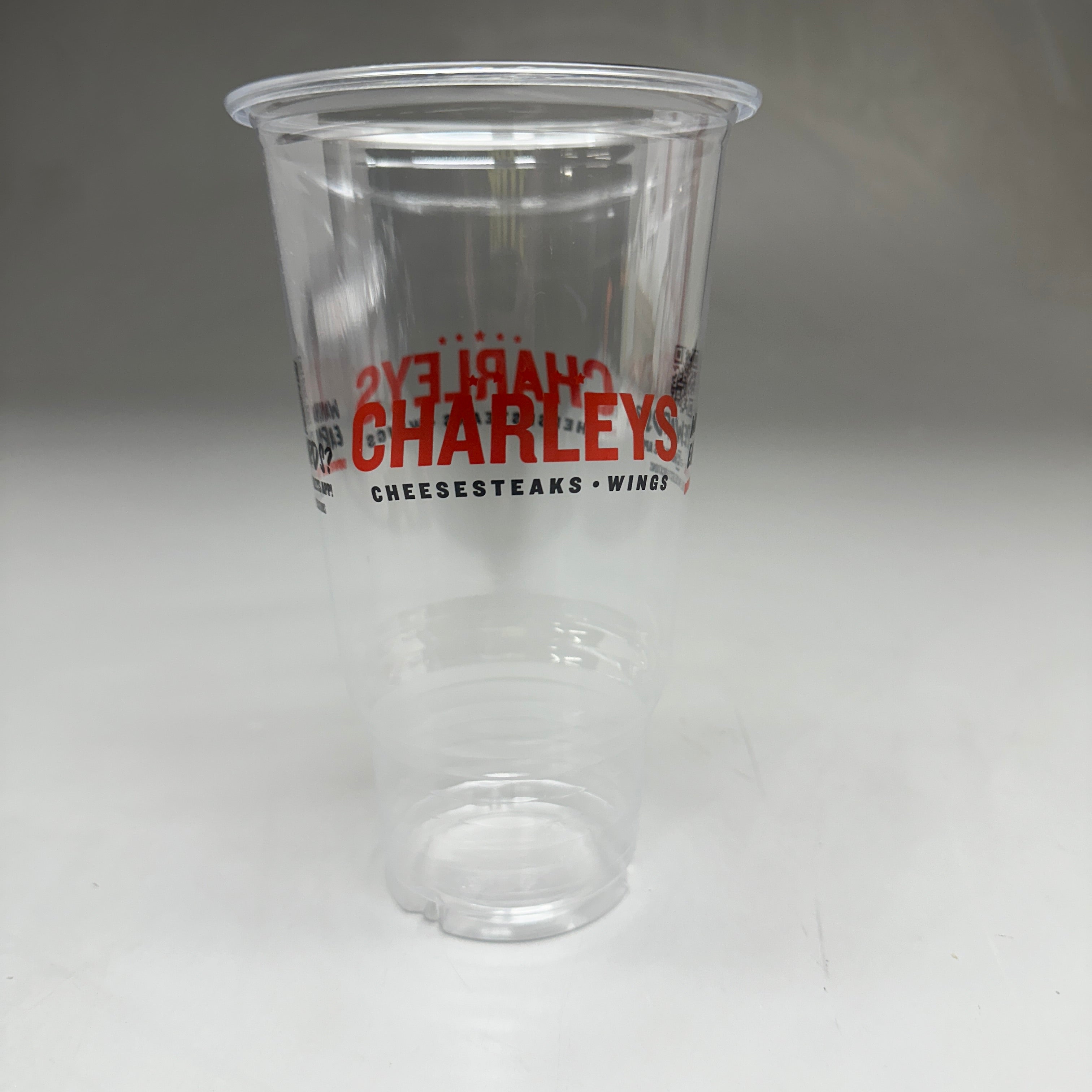 CHARLEY'S 500個 32オンス ペットクリアドリンクカップ 4インチ x 7インチ