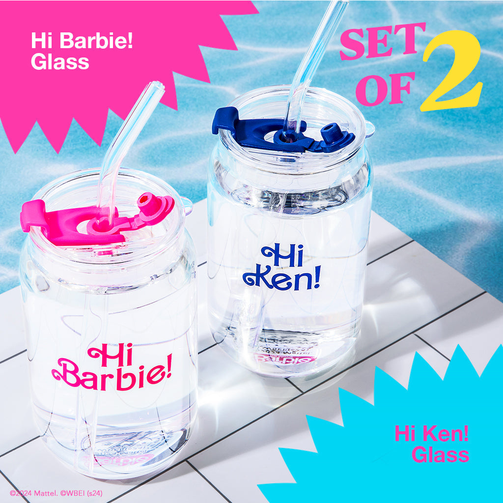 Barbie™ The Movie x Dragon Glassware® ハイ、バービー！ハイ、ケン！ドリンクグラス