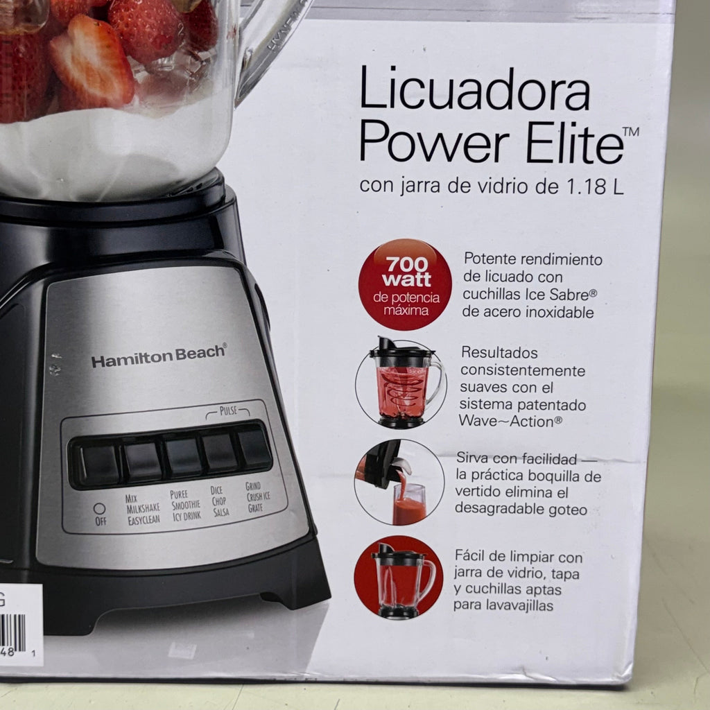 Hamilton Beach Power Elite Blender with 40oz Glass Jar