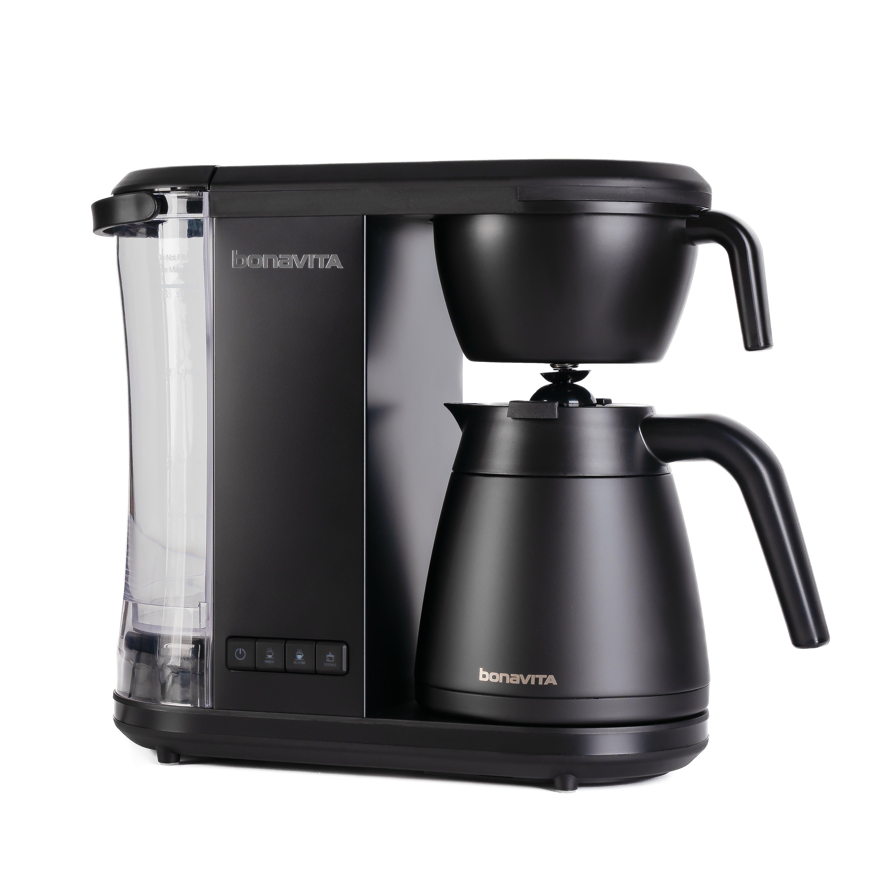 Enthusiast 8-Cup Drip Coffee Brewer with Thermal or Glass Carafe – 1.3L
