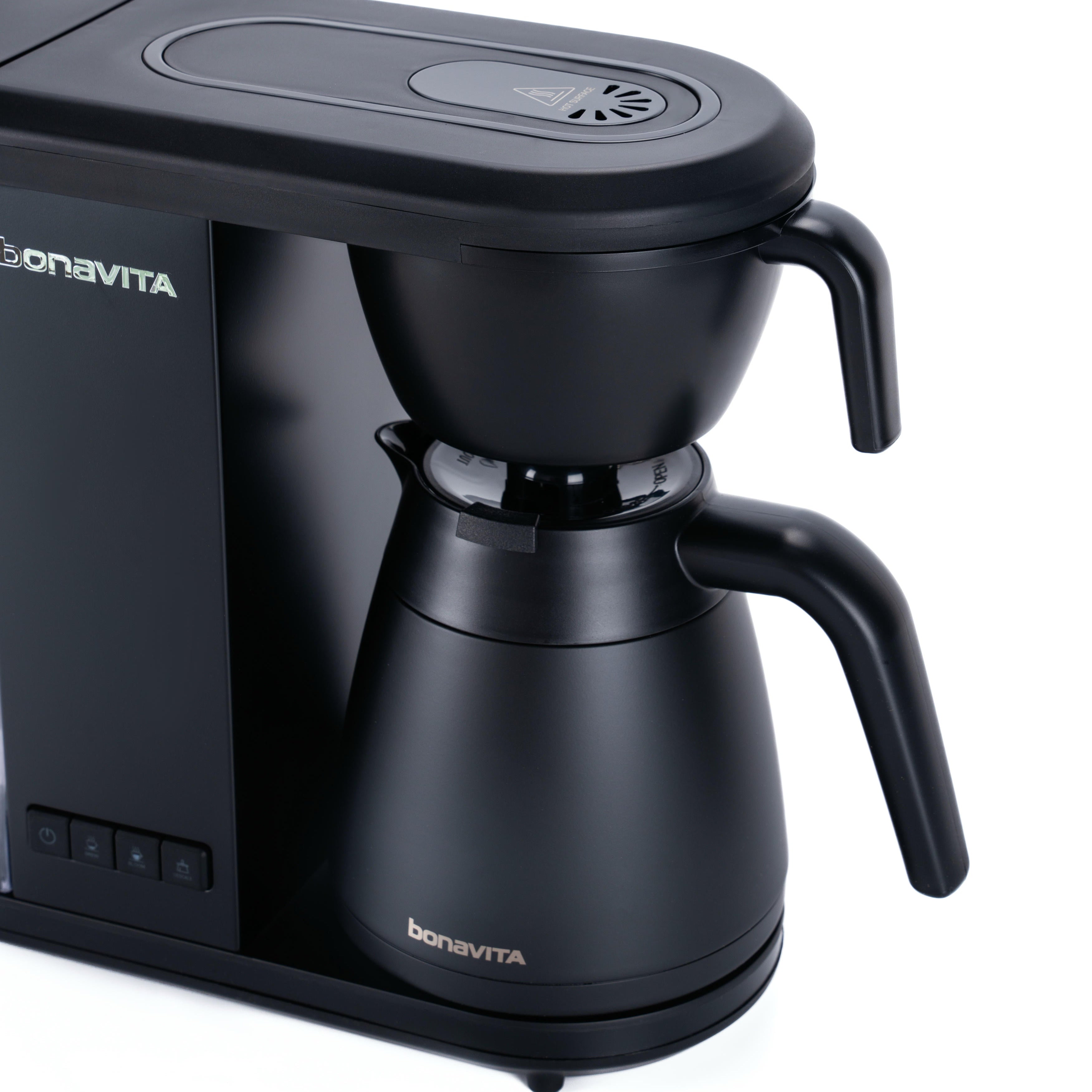 Enthusiast 8-Cup Drip Coffee Brewer with Thermal or Glass Carafe – 1.3L