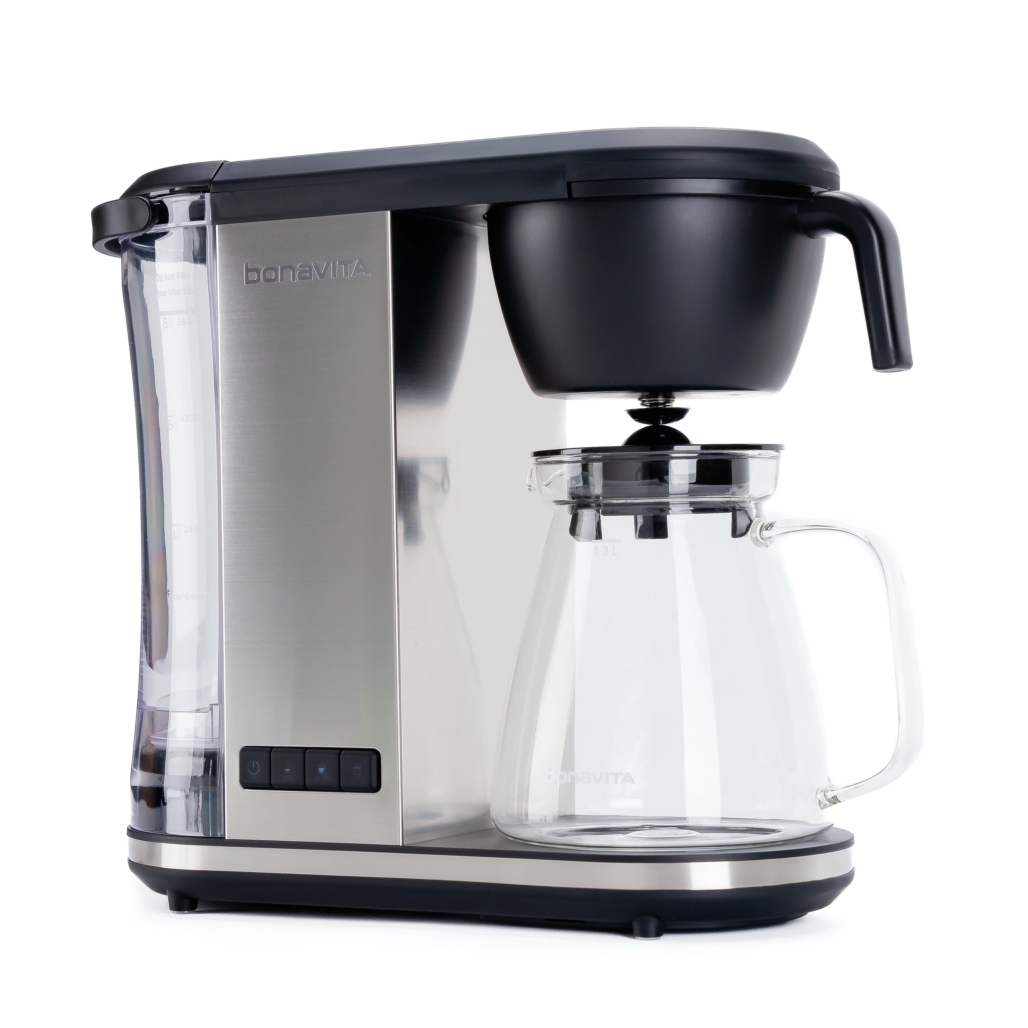 Enthusiast 8-Cup Drip Coffee Brewer with Thermal or Glass Carafe – 1.3L