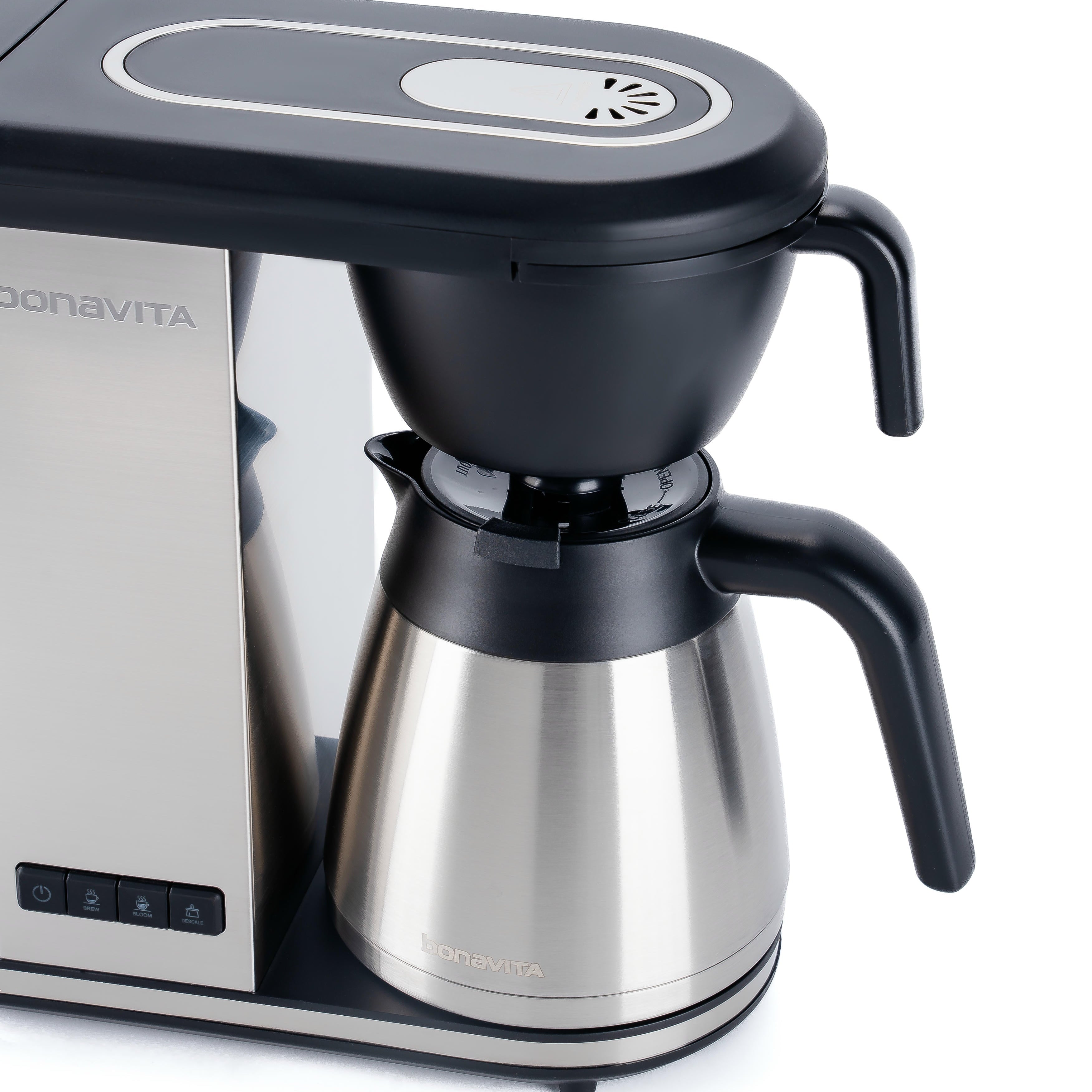 Enthusiast 8-Cup Drip Coffee Brewer with Thermal or Glass Carafe – 1.3L