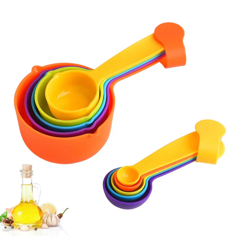 DecorBites Kitchen Measuring Cups & Spoons Set for Baking