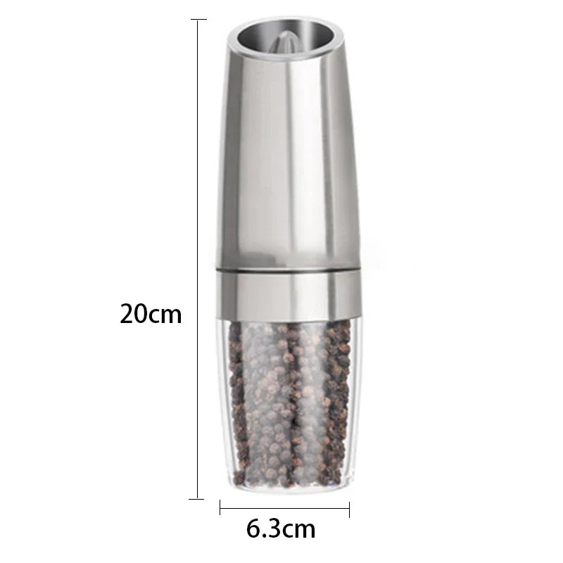 DecorBites Electric Spice Mill – Pepper Grinder & Salt Shaker