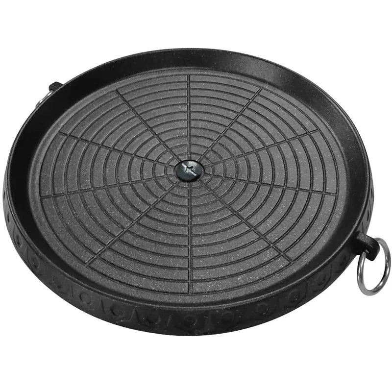 DecorBites Korean Grill Pan – Non-Stick Smokeless BBQ Tray