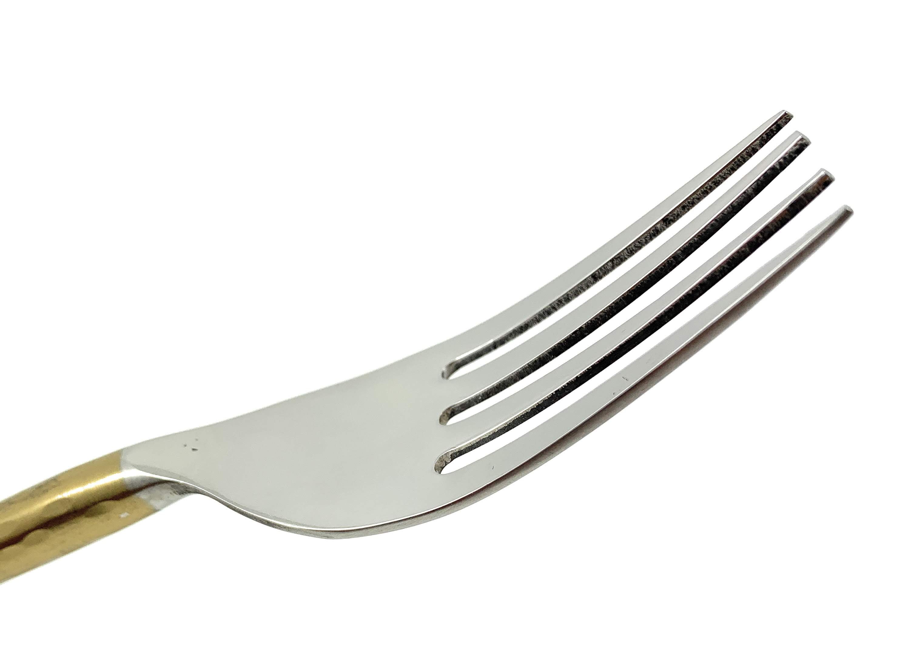 Vibhsa Golden Silverware Flatware Set of 30 Pieces